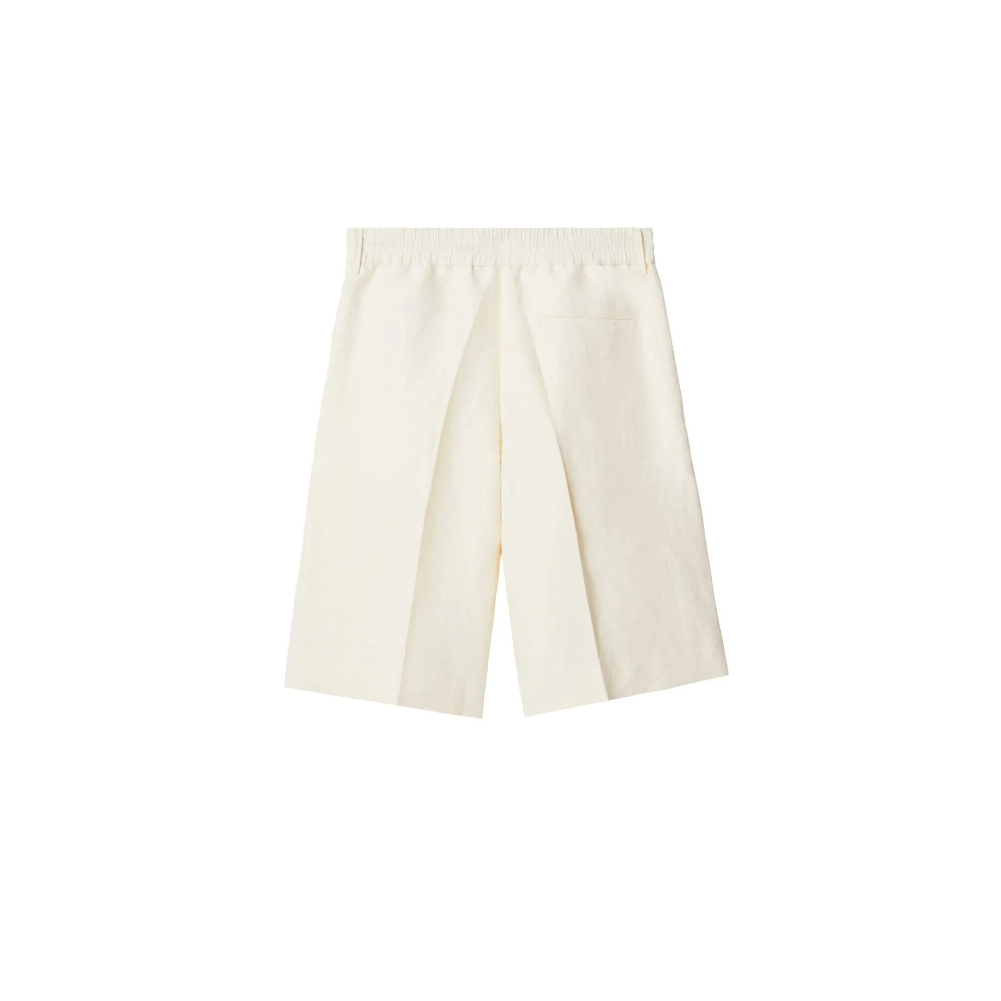 Canvas Tailored Shorts - Pearl - Image 5