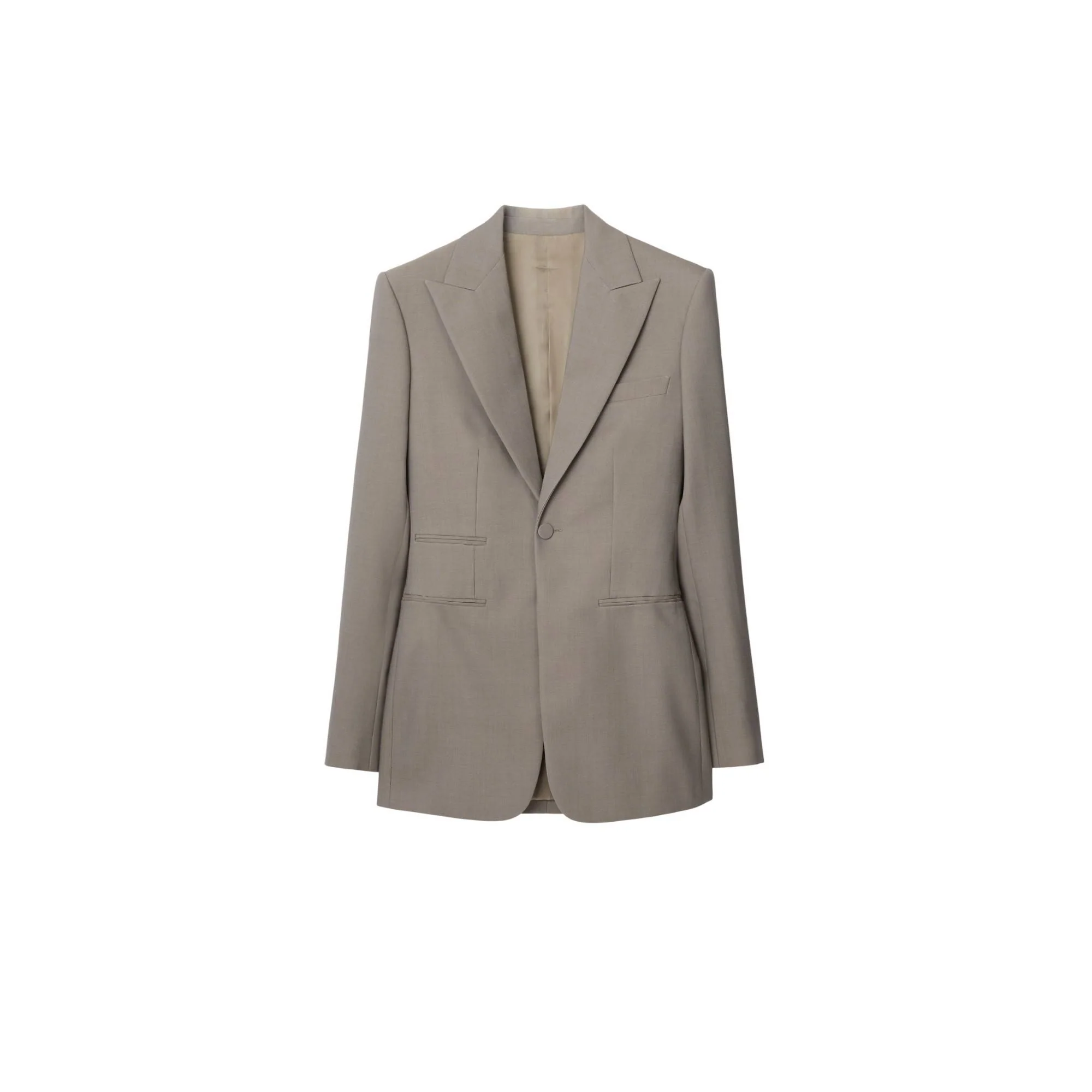 Wool Tailored Jacket - Wax