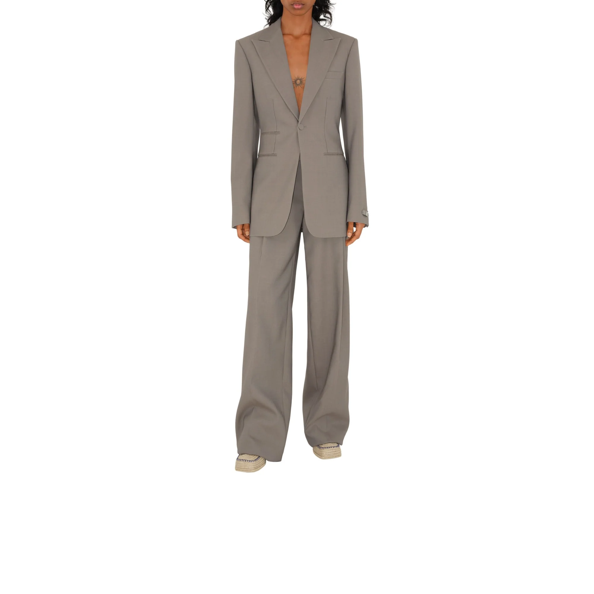Wool Tailored Jacket - Wax - Image 2