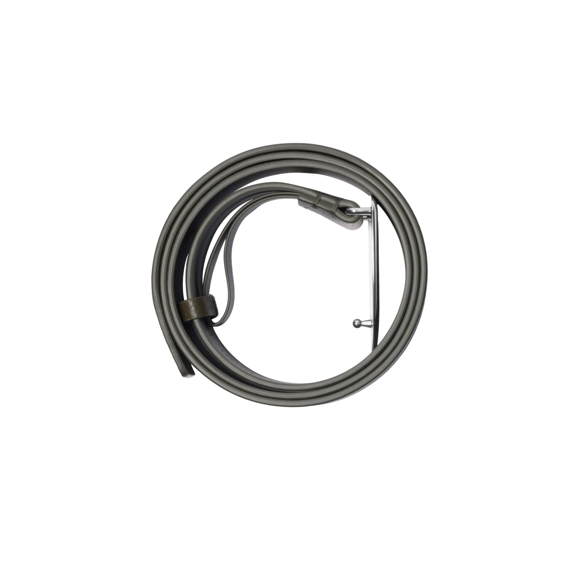 Leather Shield Belt - Coal - Image 3
