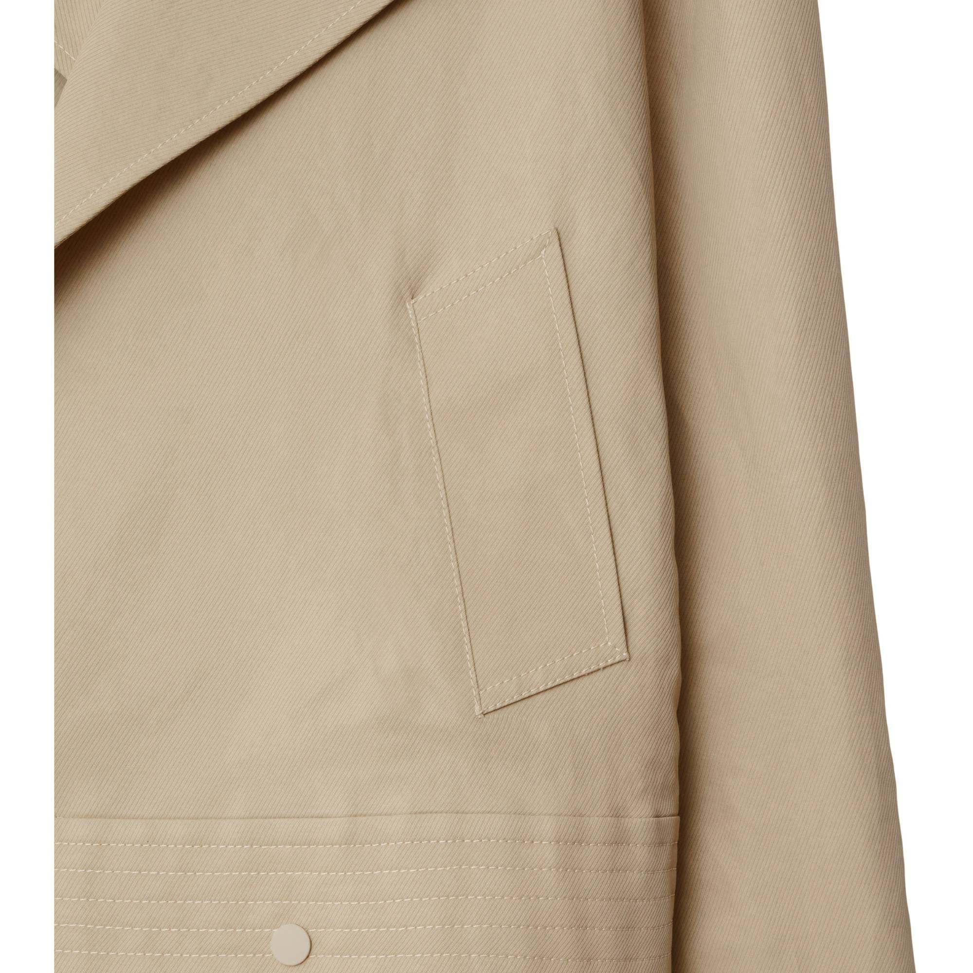 Canvas Trench Jacket - Oat - Image 6