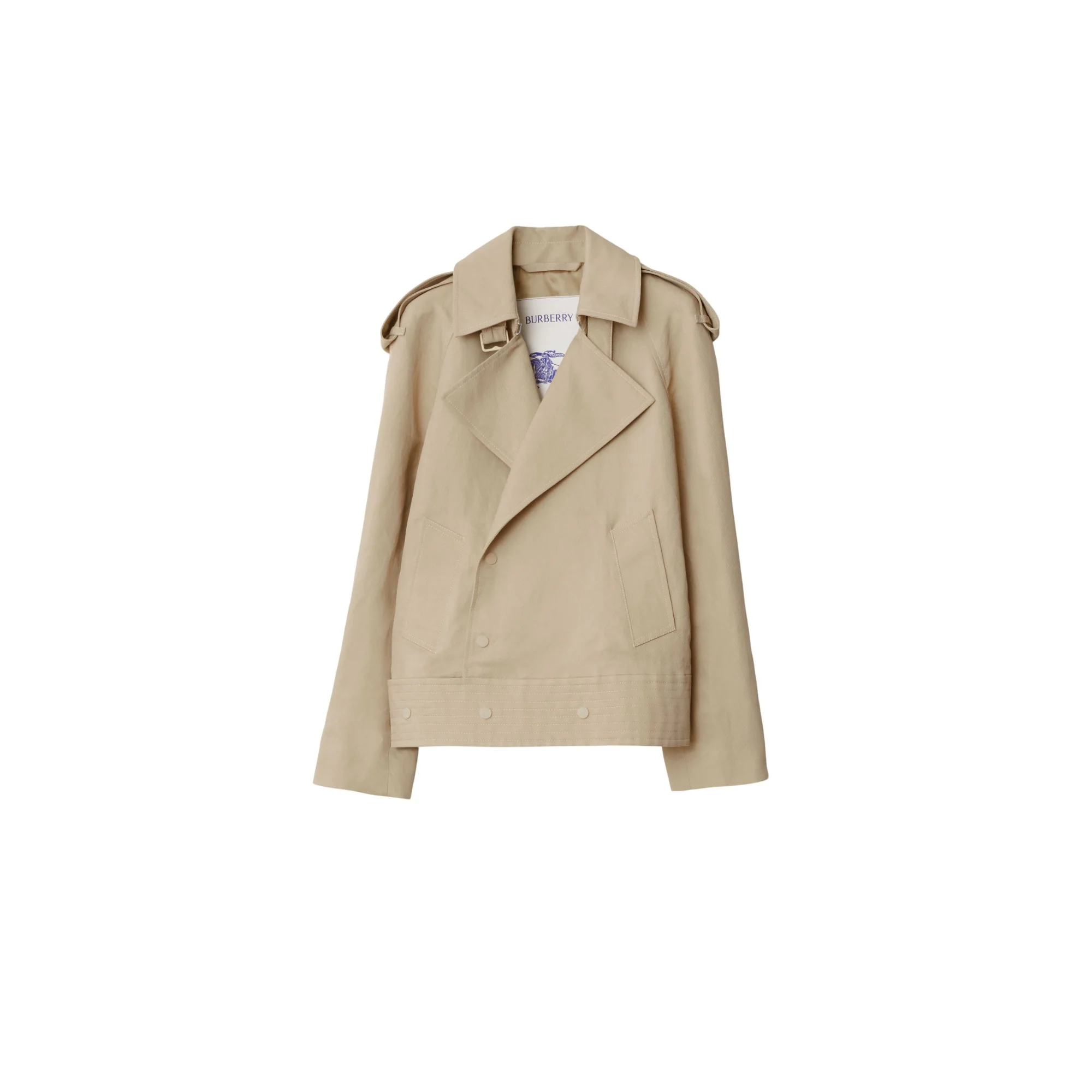 Canvas Trench Jacket - Oat
