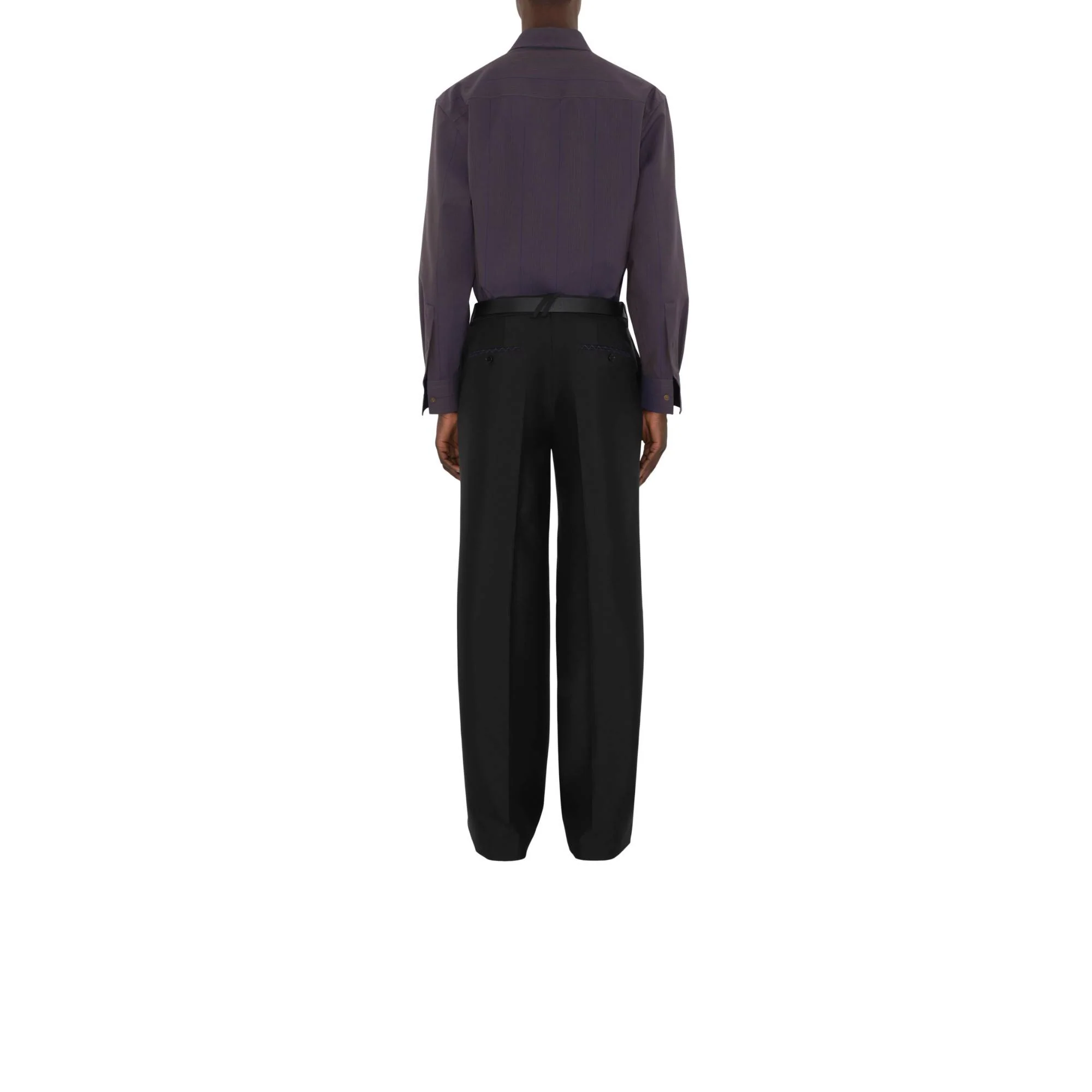 Striped Wool Shirt - Barrel - Image 3
