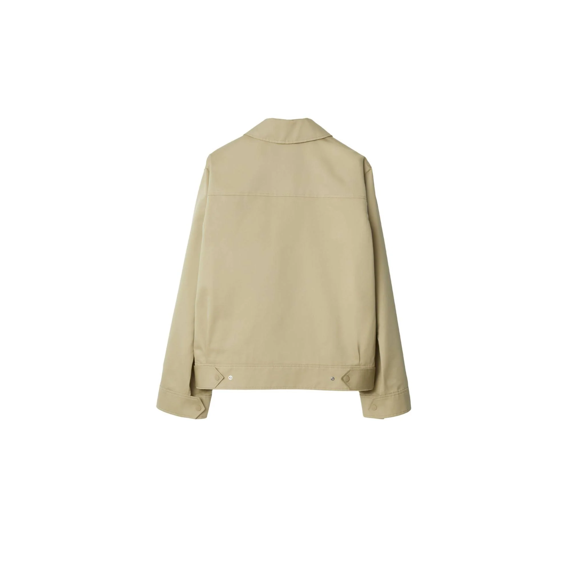 Cotton Silk Harrington Jacket - Hunter - Image 6