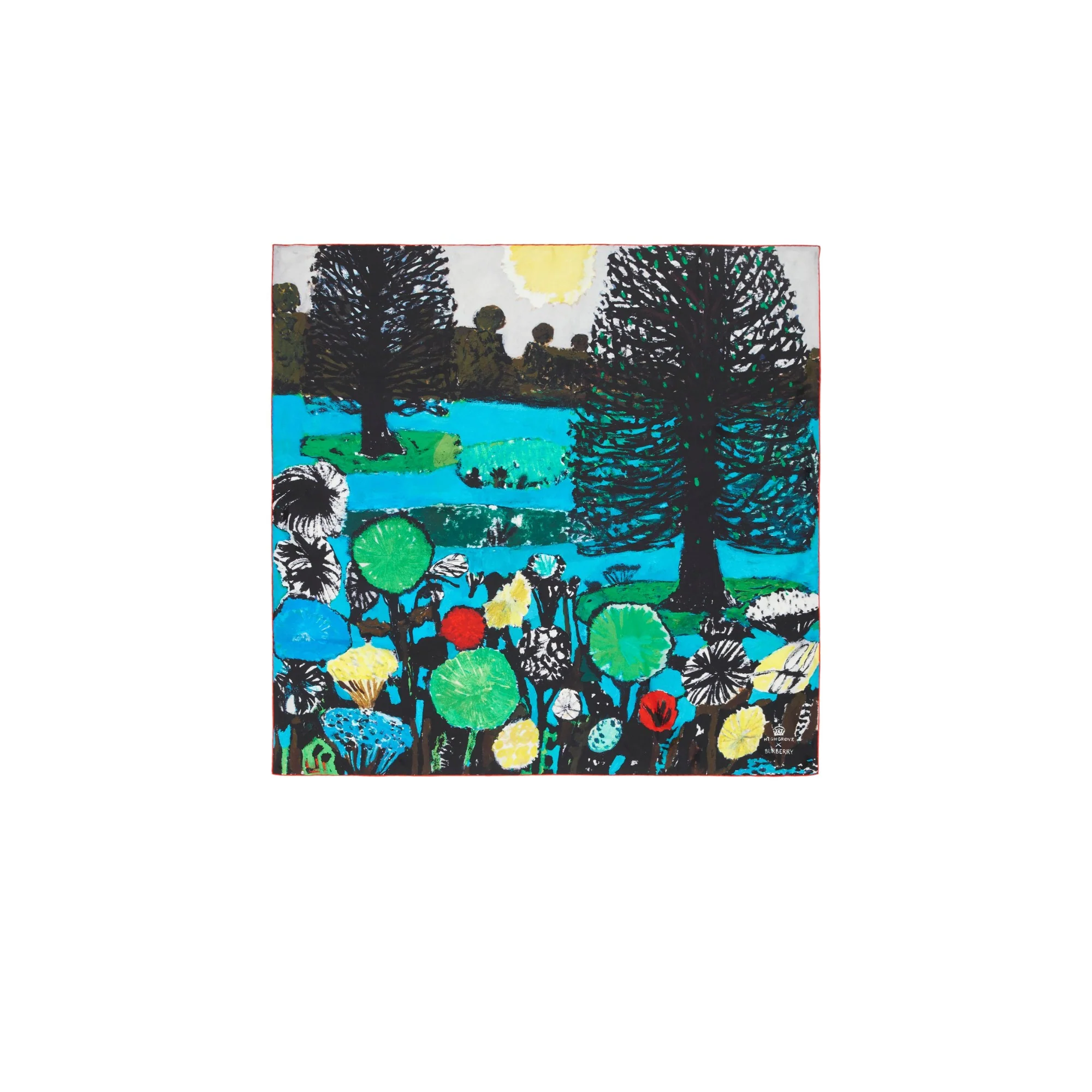 Highgrove Wildflower Silk Scarf - Multicolour - Image 7