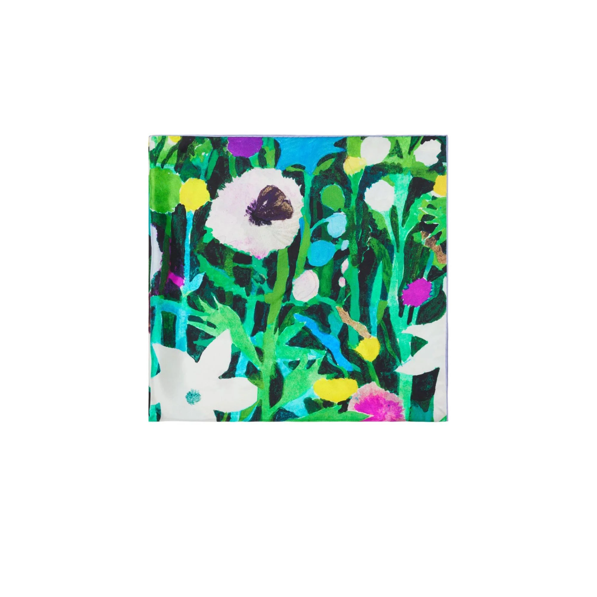 Highgrove Meadow Silk Scarf - Multicolour - Image 6