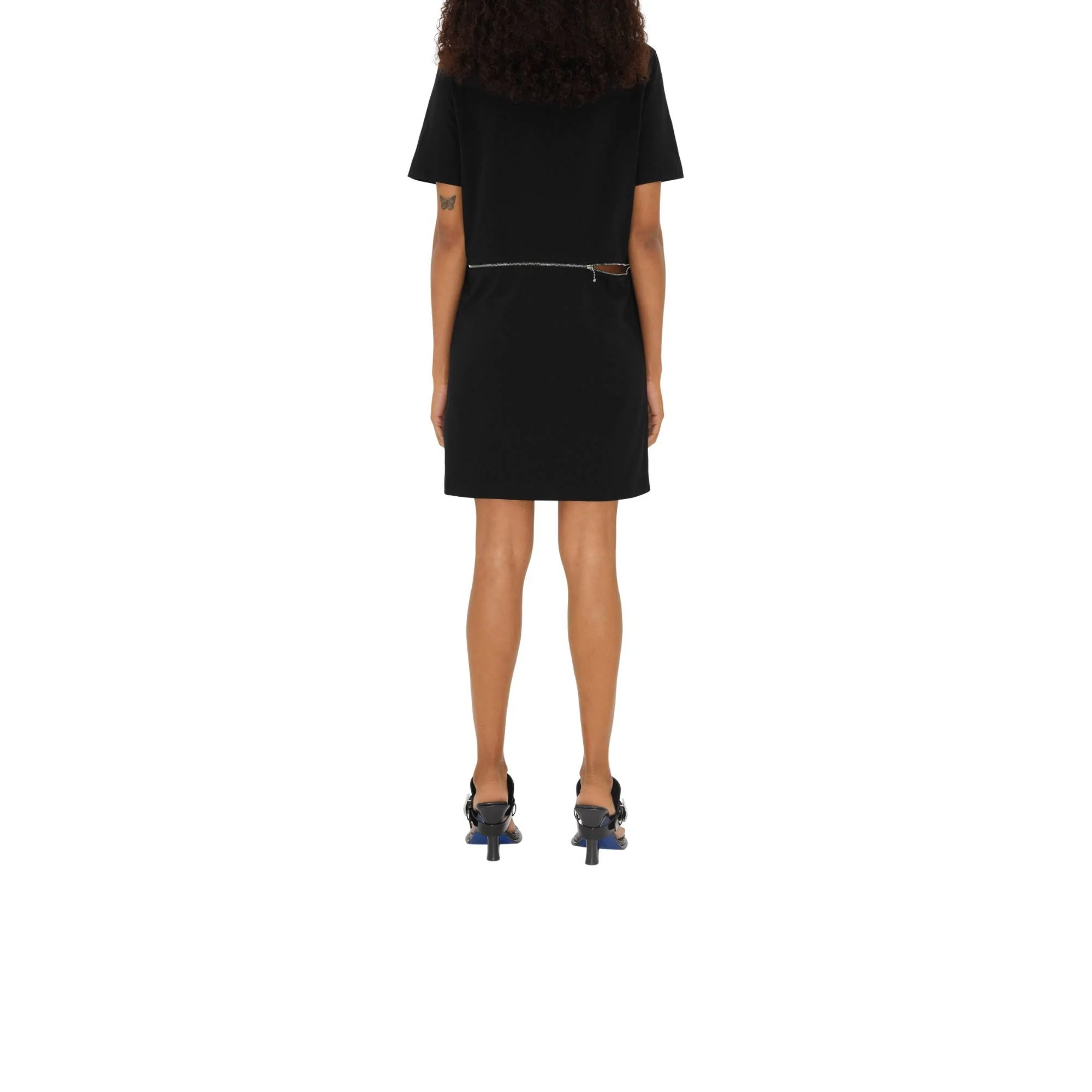 Cotton Dress - Black - Image 4