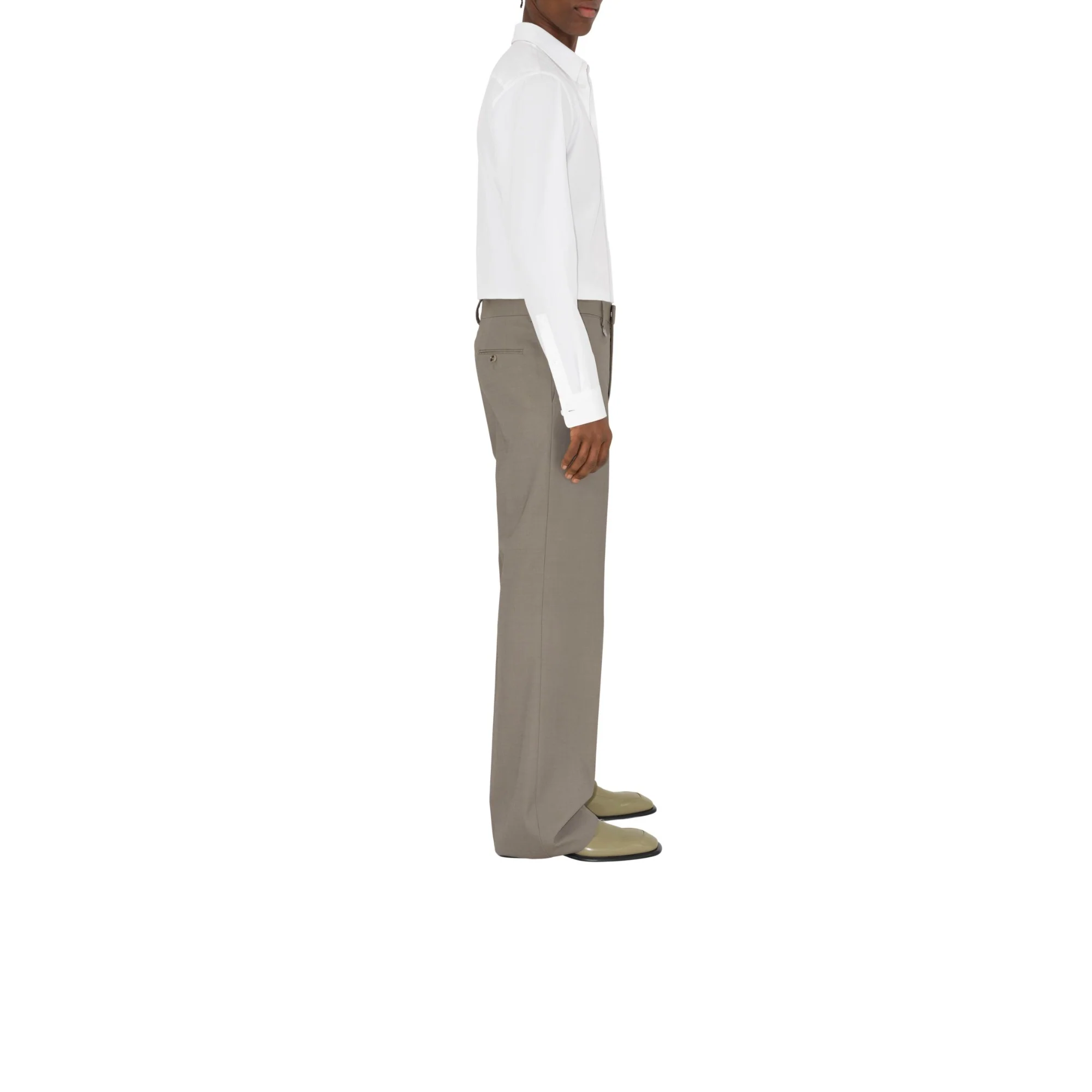 Wool Tailored Trousers - Cliff - Image 3