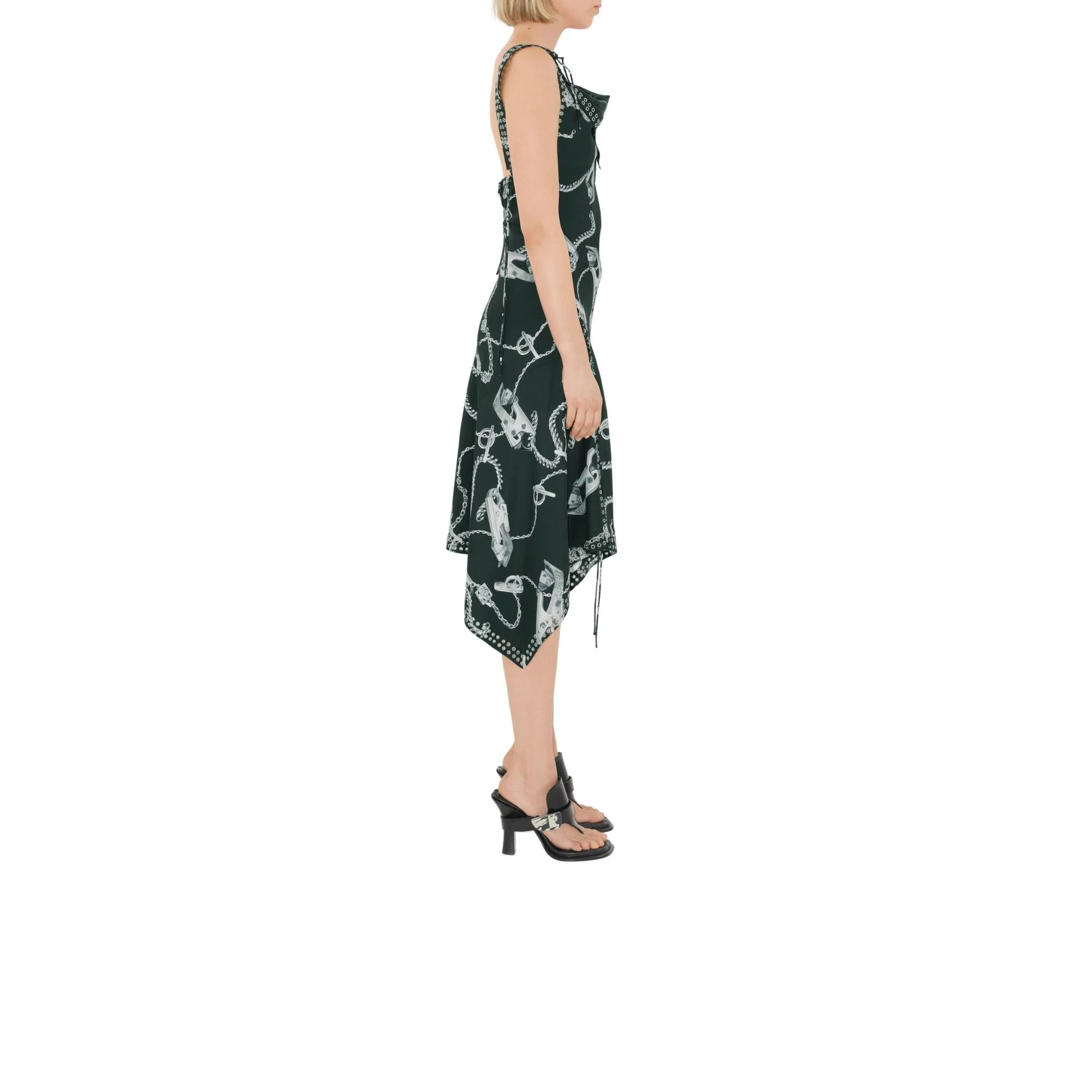 Knight Hardware Dress - Silver/Green - Image 3