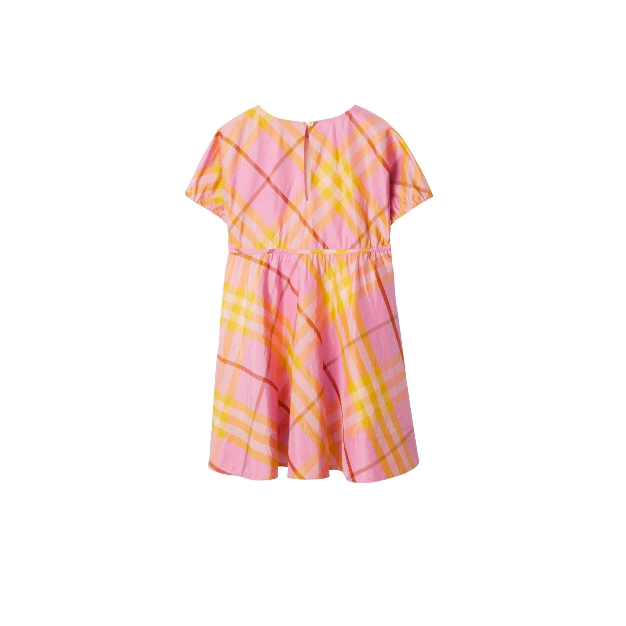 Check Silk Dress - Carnation Pnk IP Check - Image 2