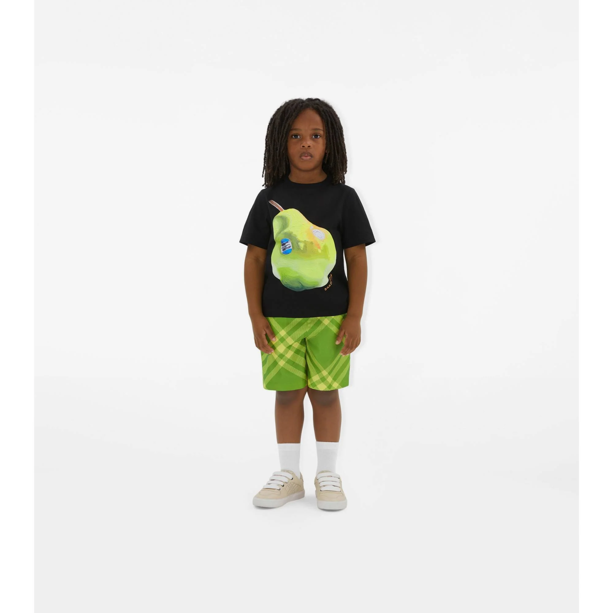 Check Swim Shorts - Bright Sorrel IP Check - Image 2