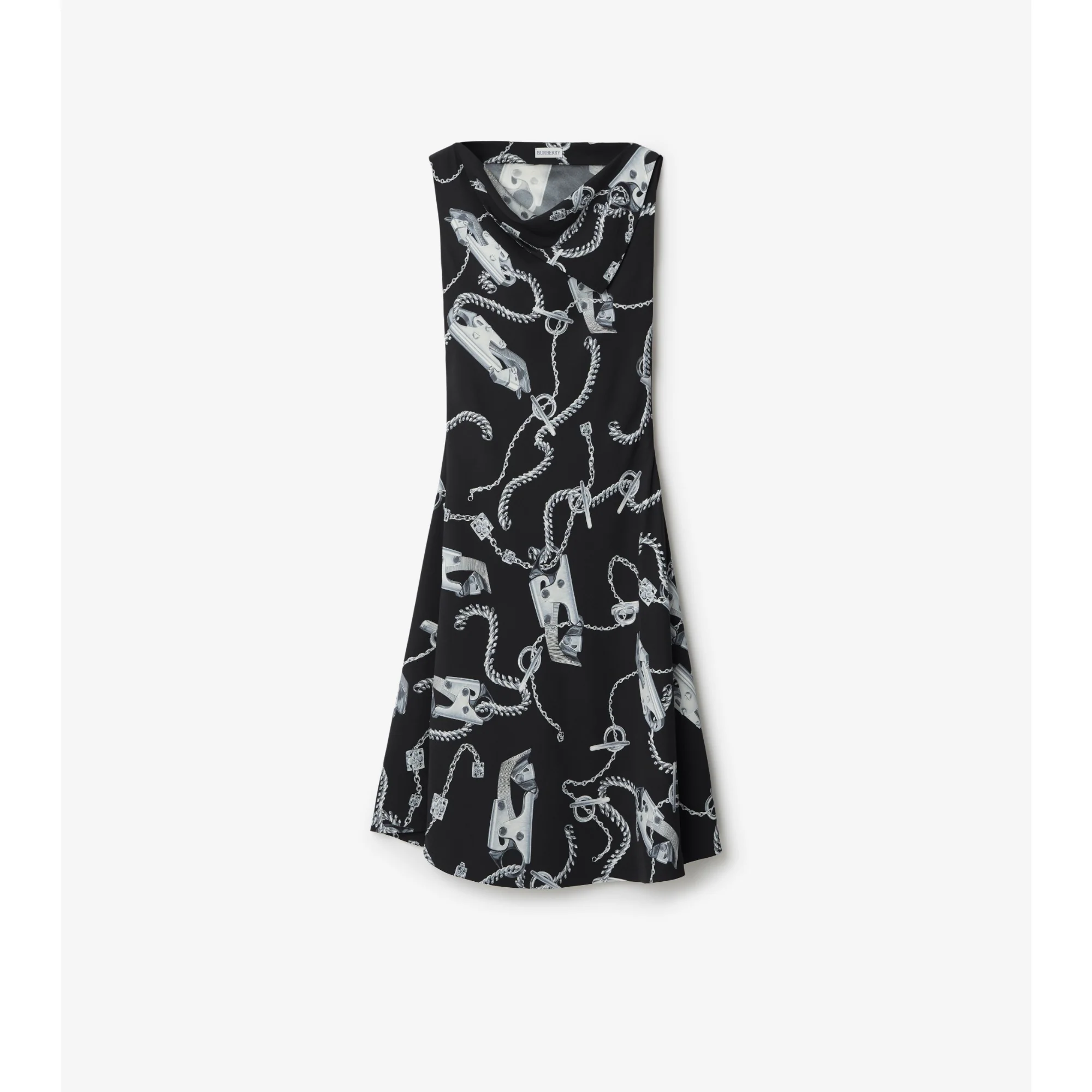 Knight Hardware Dress - Silver/Black