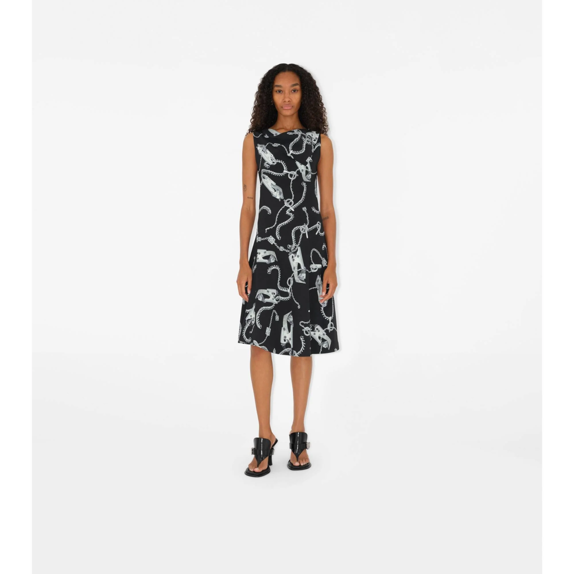 Knight Hardware Dress - Silver/Black - Image 2