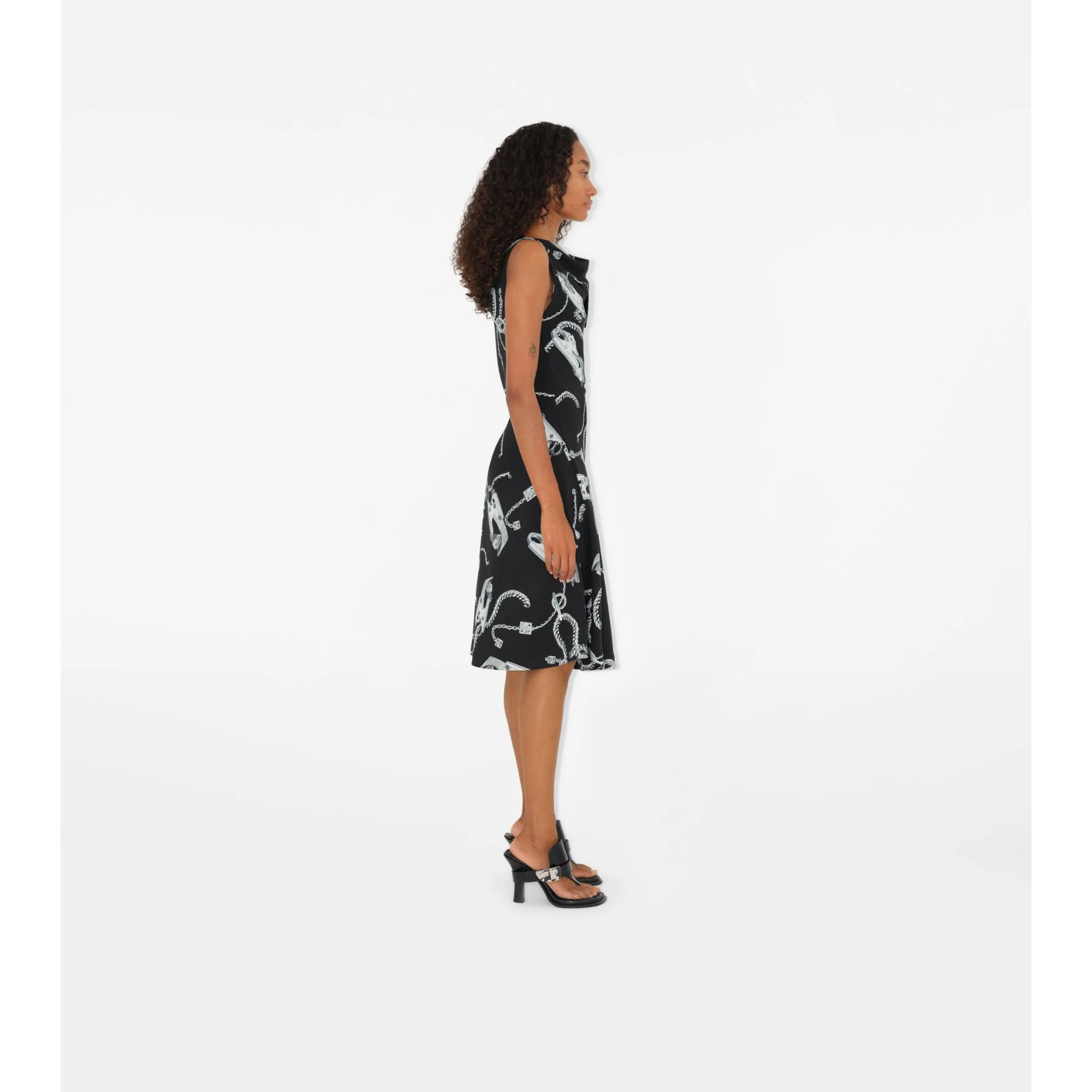 Knight Hardware Dress - Silver/Black - Image 3