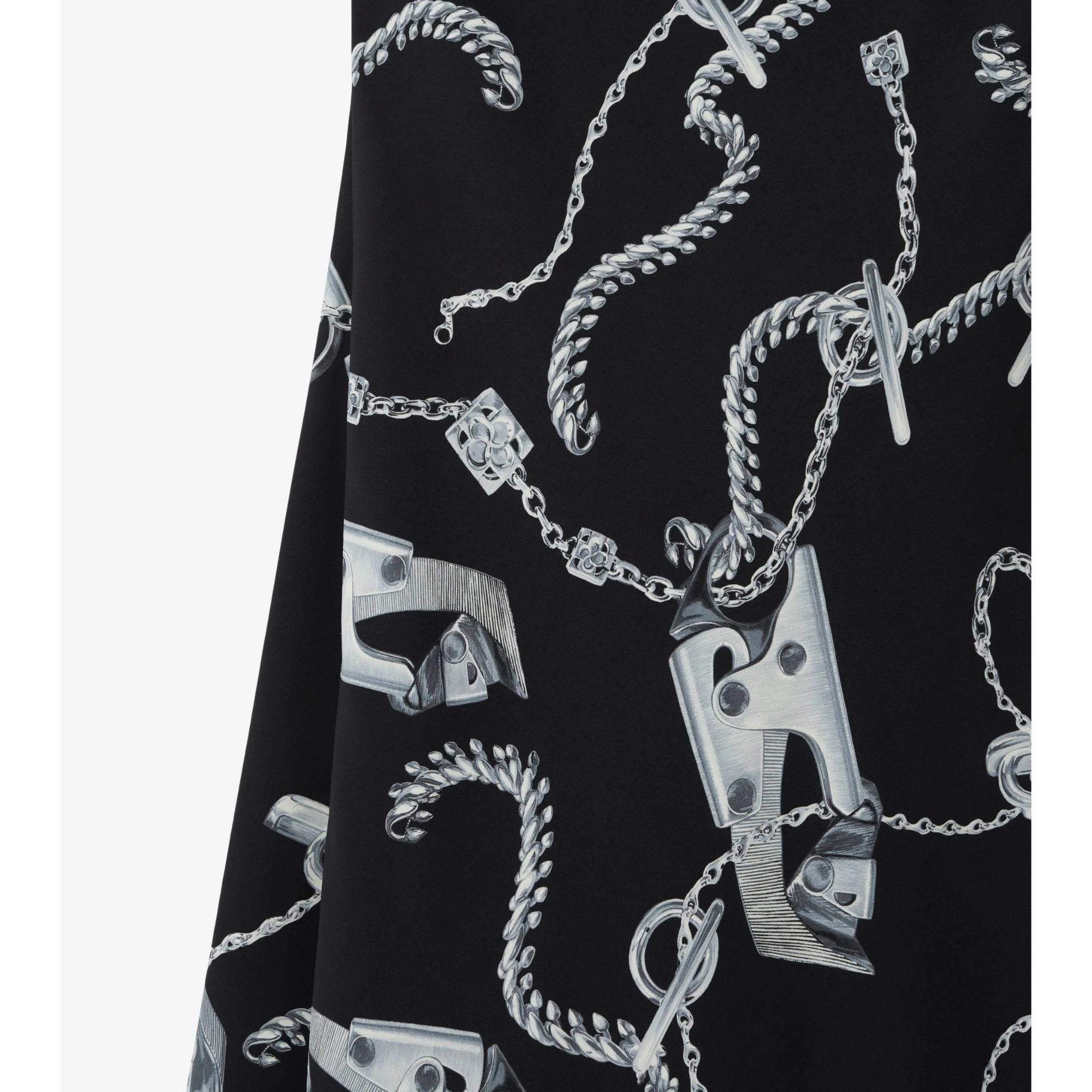 Knight Hardware Dress - Silver/Black - Image 6