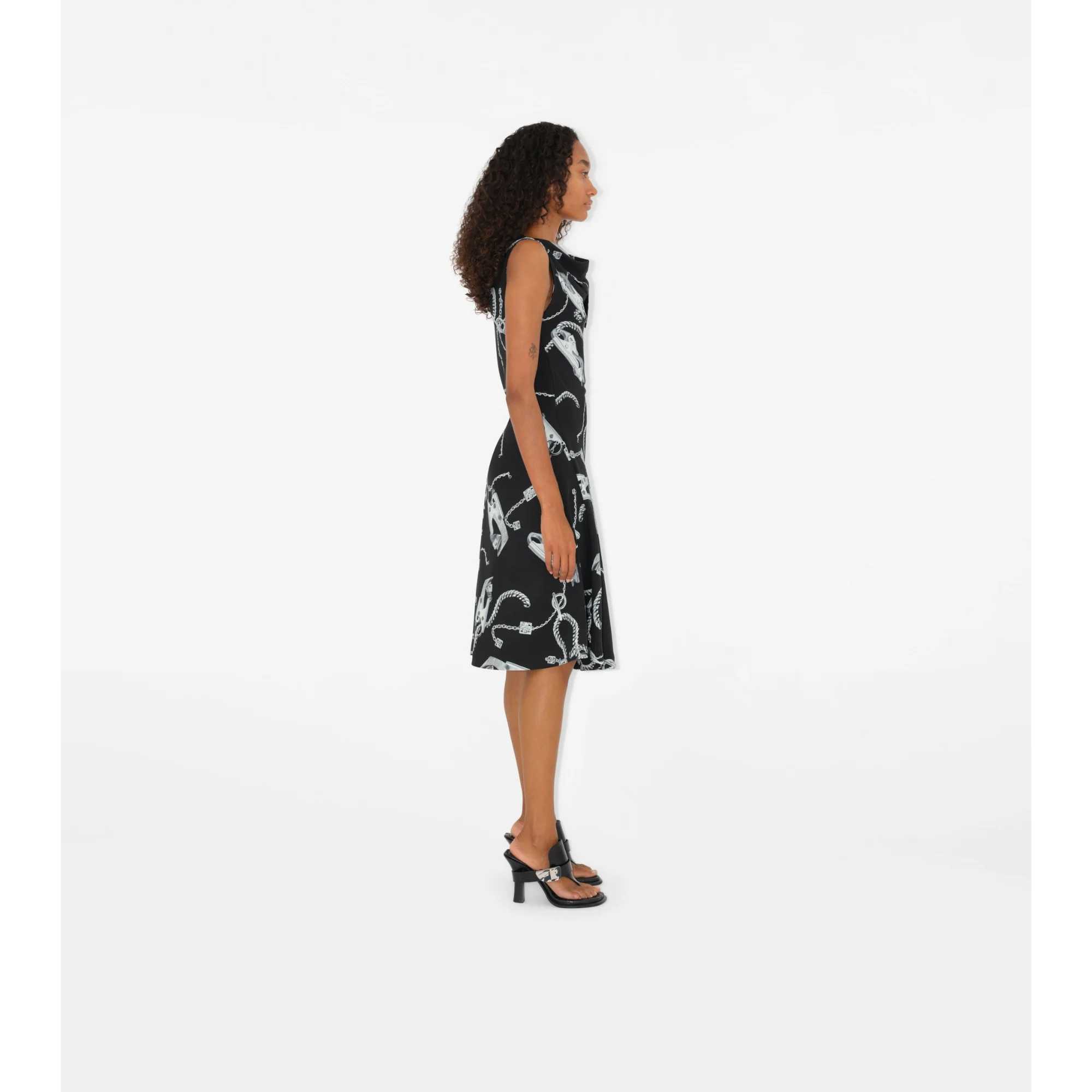 Knight Hardware Dress - Silver/Black - Image 3