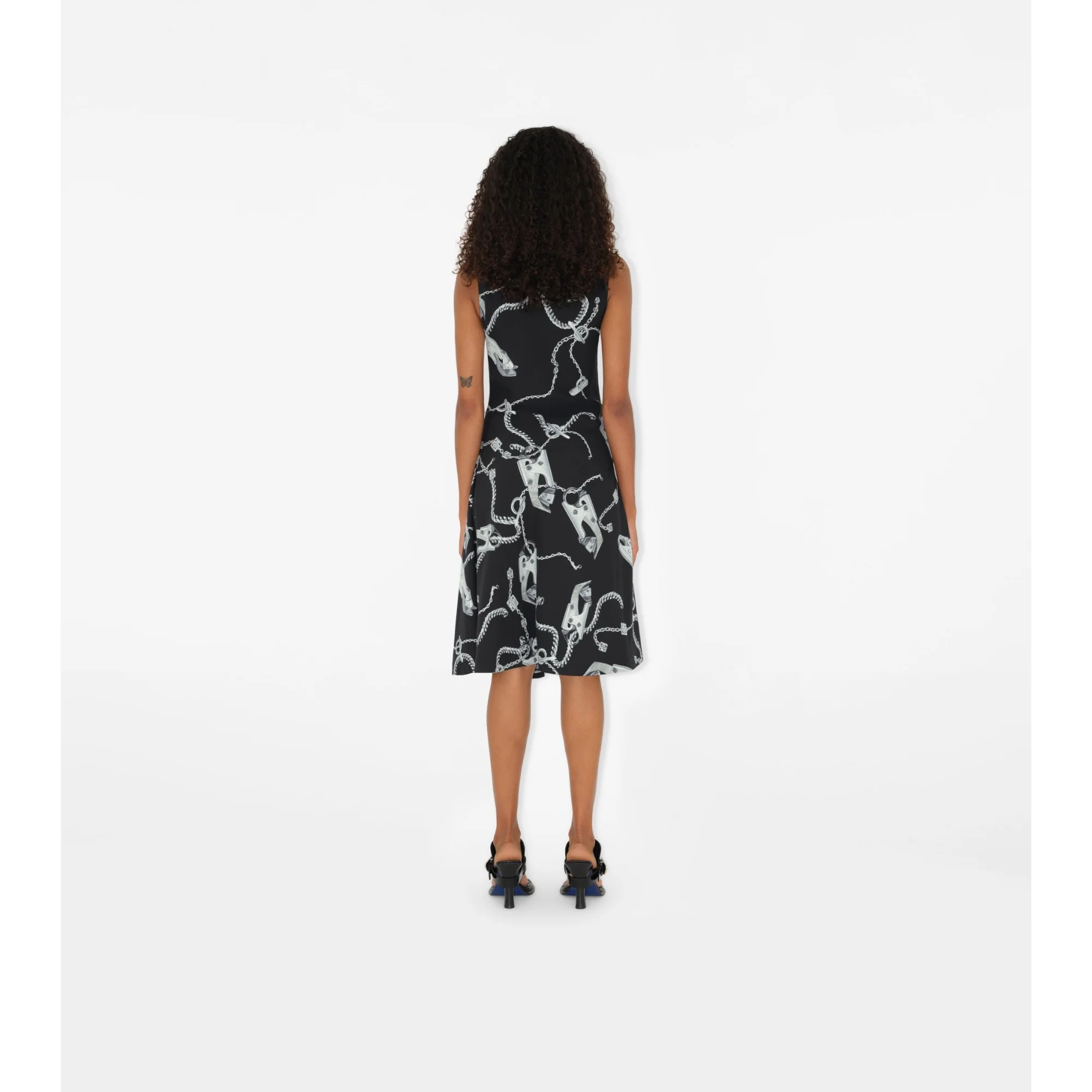 Knight Hardware Dress - Silver/Black - Image 4