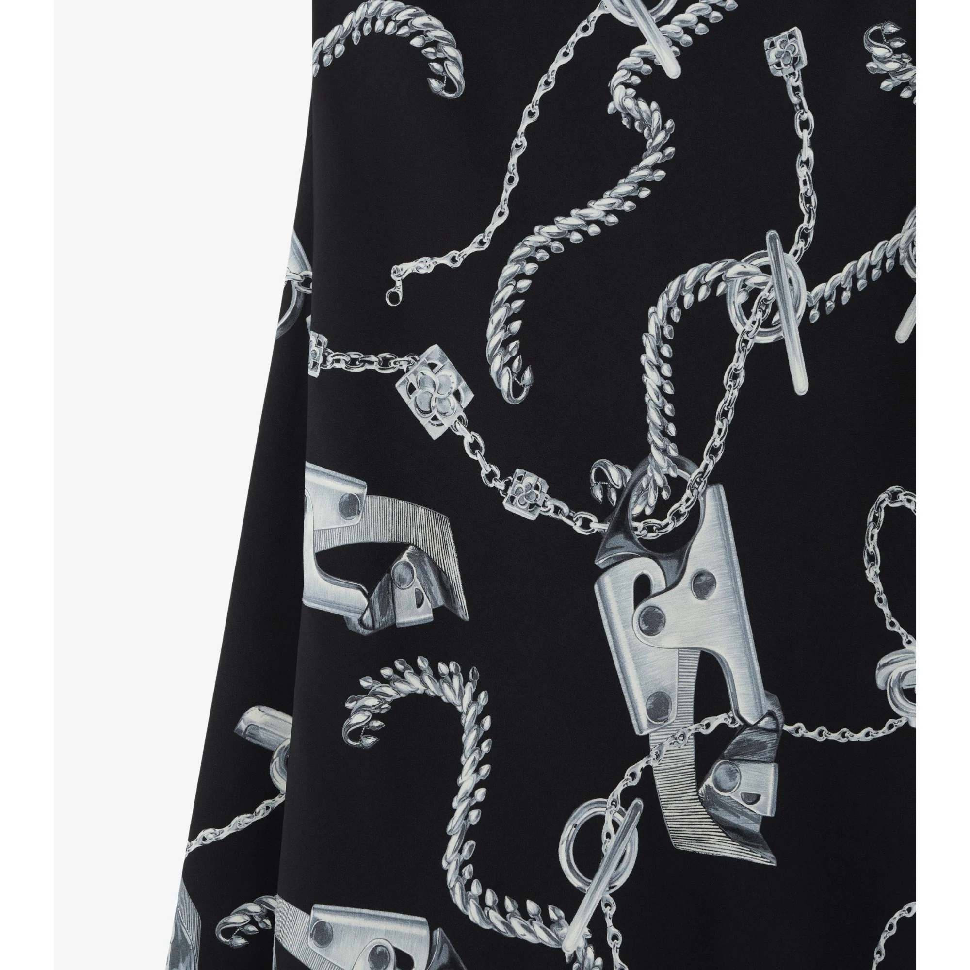 Knight Hardware Dress - Silver/Black - Image 6