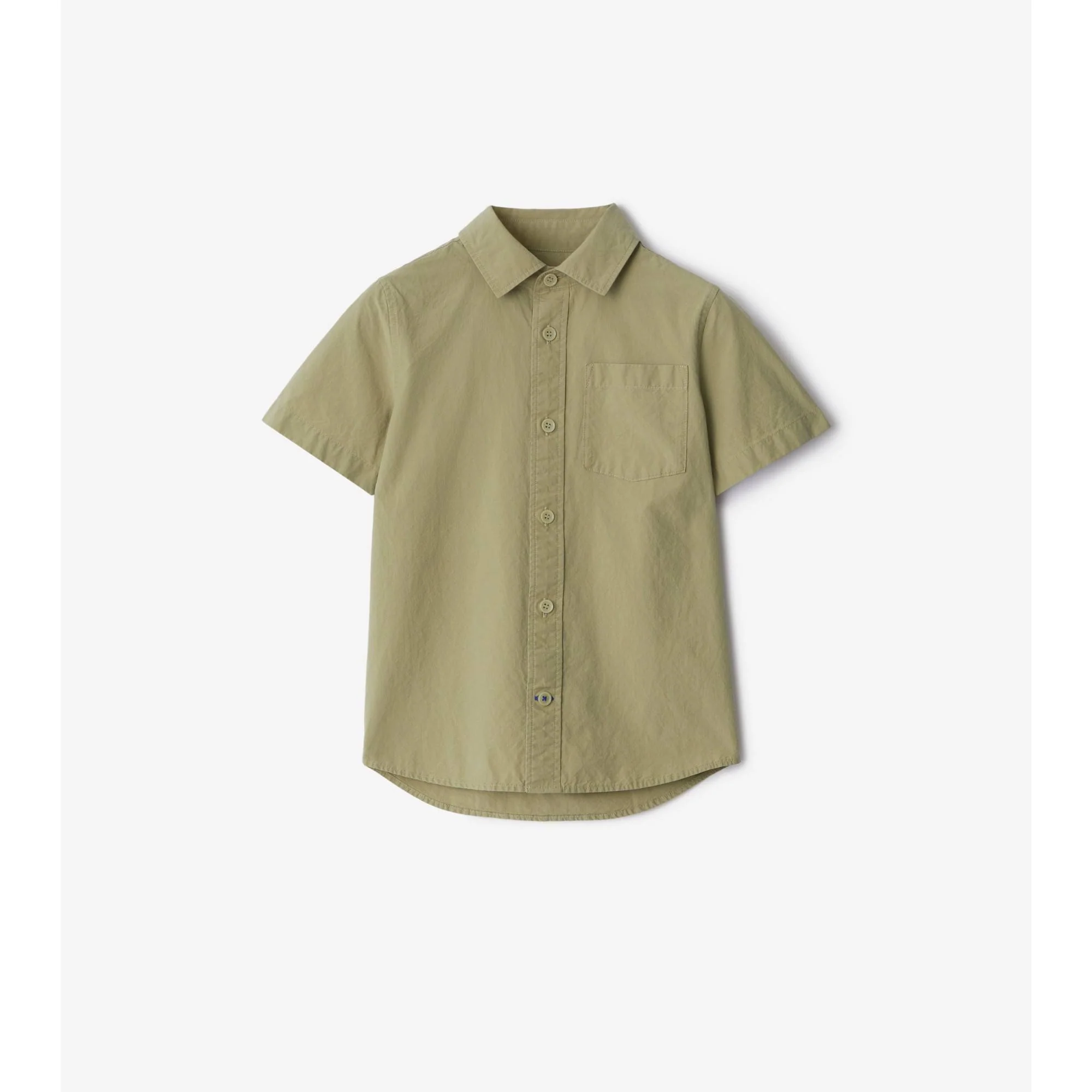 Cotton Blend Shirt - Hunter