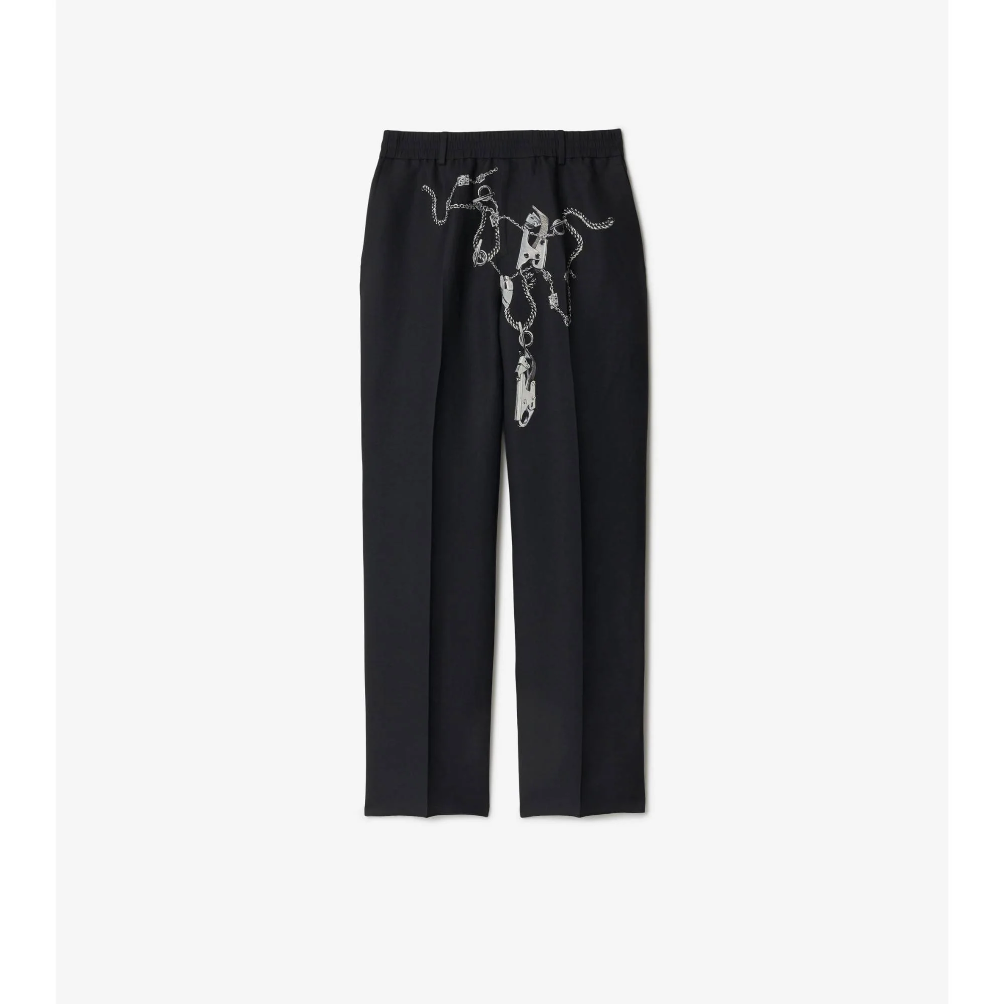Knight Hardware Canvas Trousers - Silver/Black