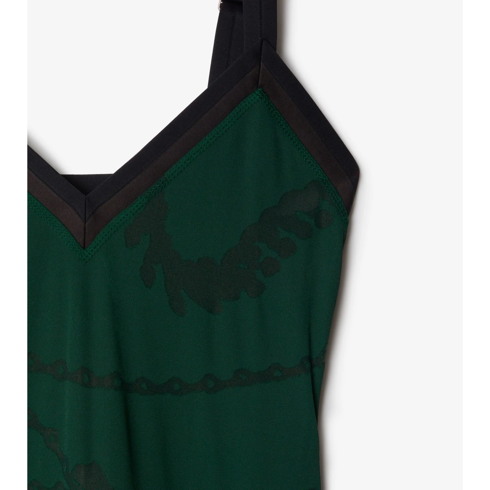 Shield Hardware Jersey Dress - Vine IP Pattern - Image 7
