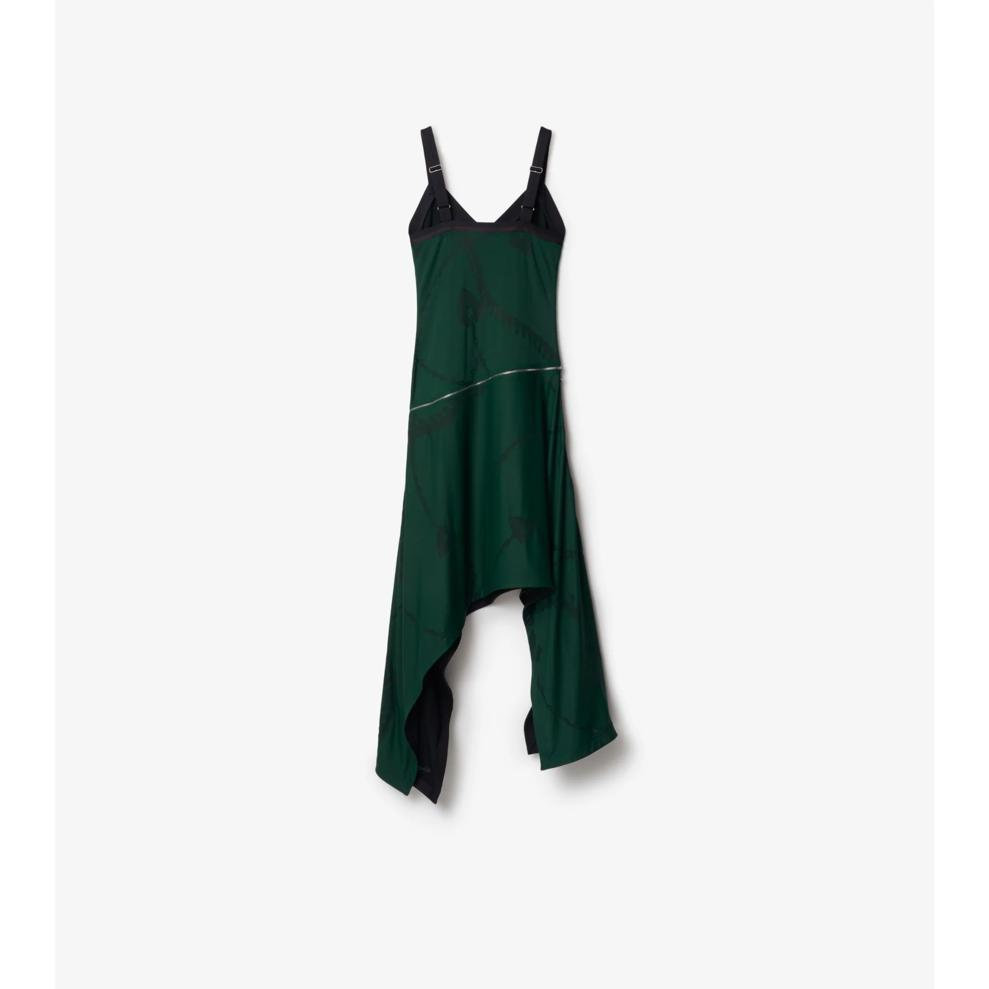 Shield Hardware Jersey Dress - Vine IP Pattern - Image 6