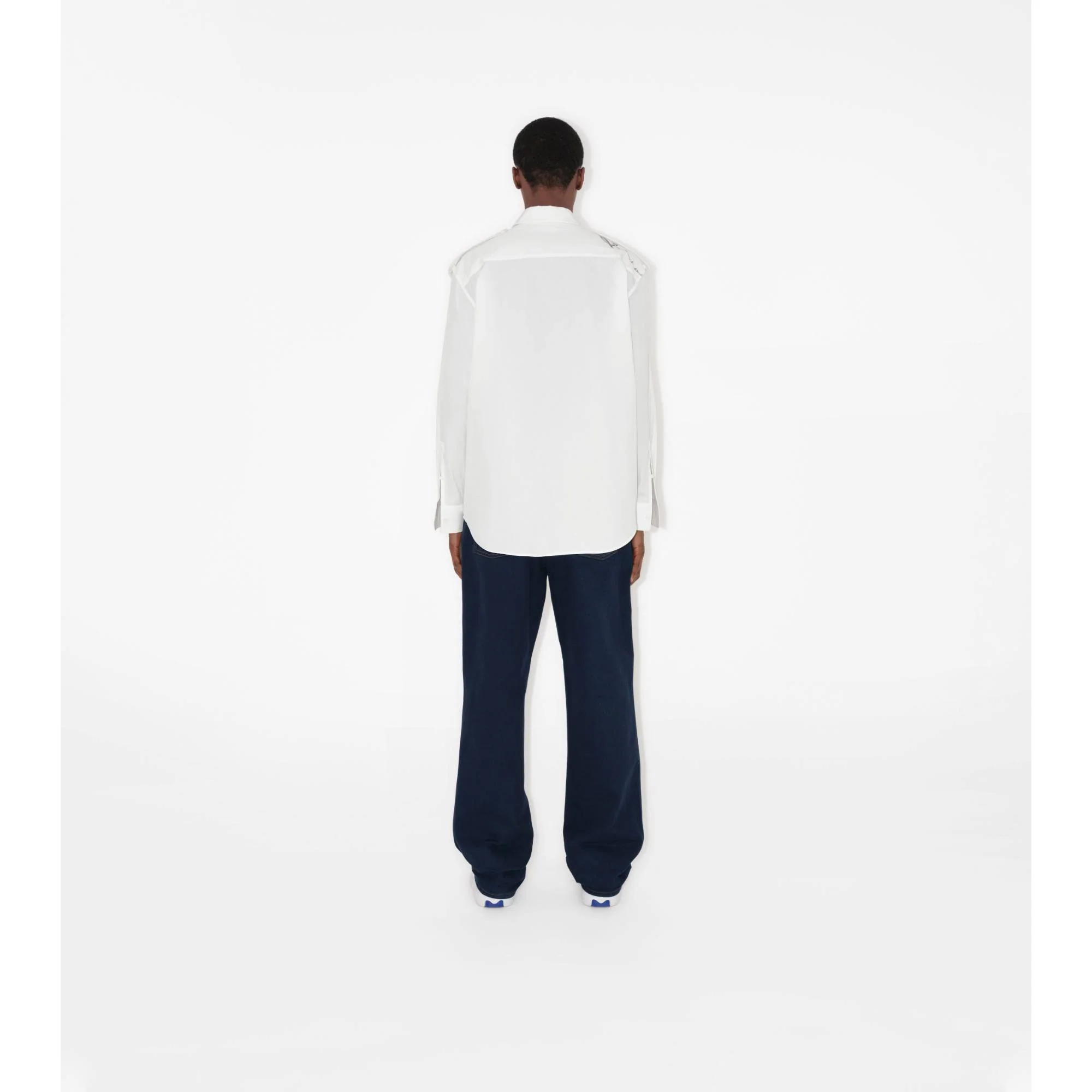 Knight Hardware Cotton Shirt - Blue/White - Image 4