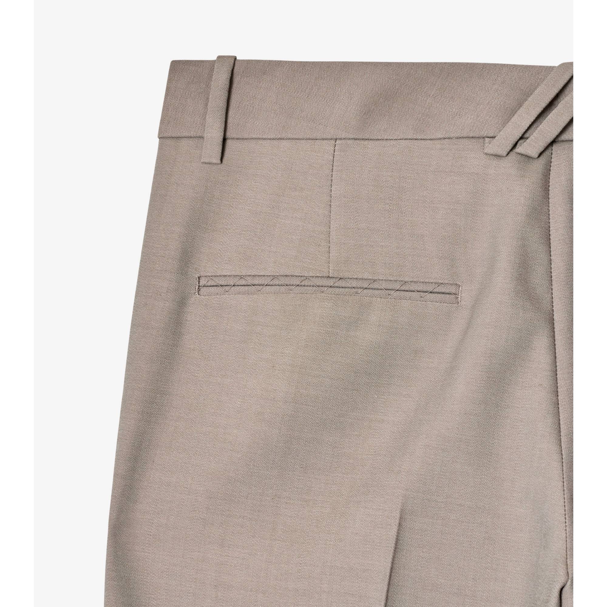 Wool Tailored Trousers - Wax - Image 6