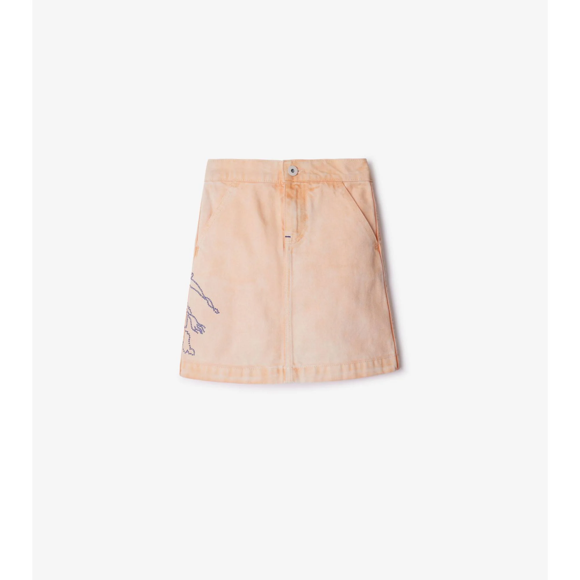 EKD Denim Skirt - Pale Cameo