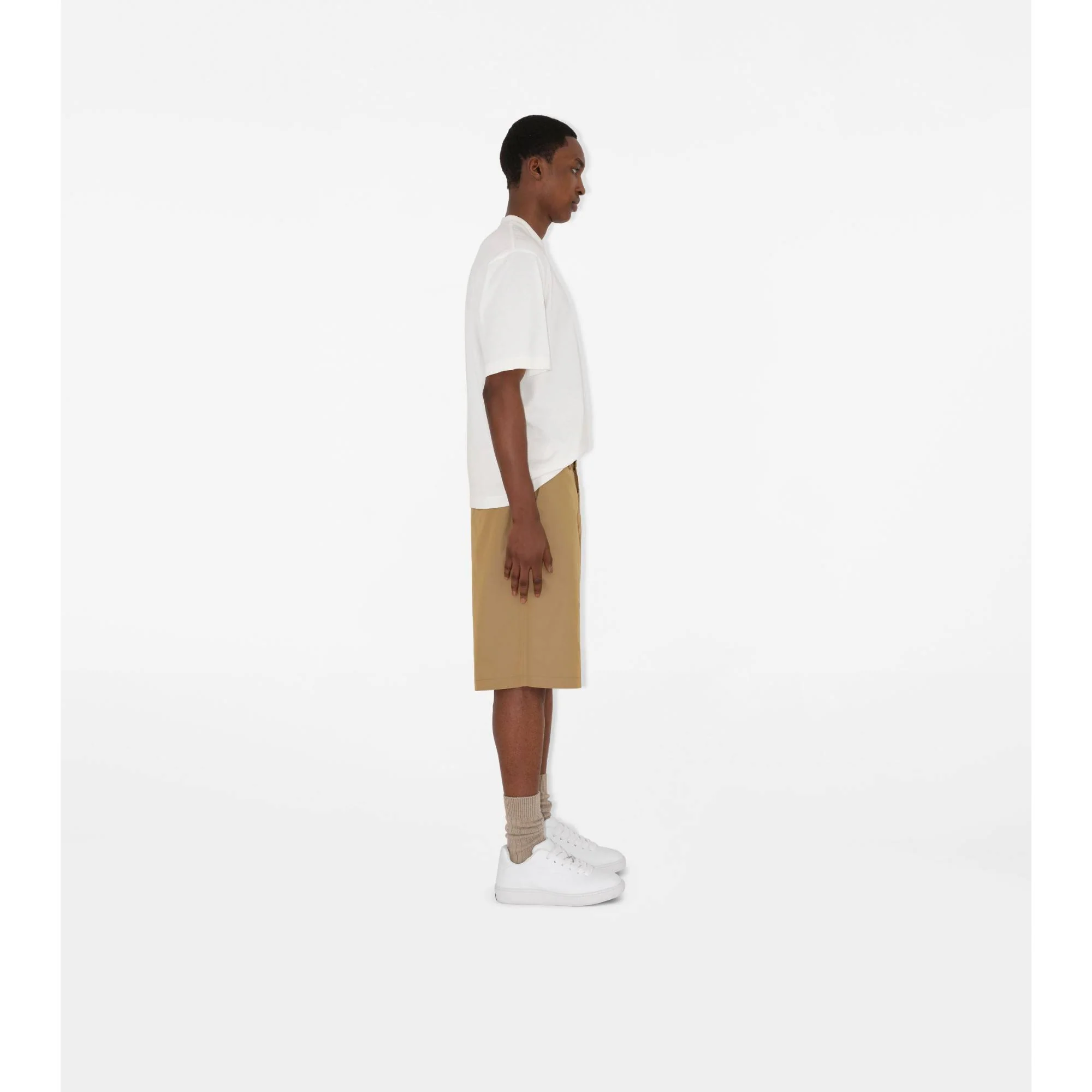 Cotton Chino Shorts - Spelt - Image 3
