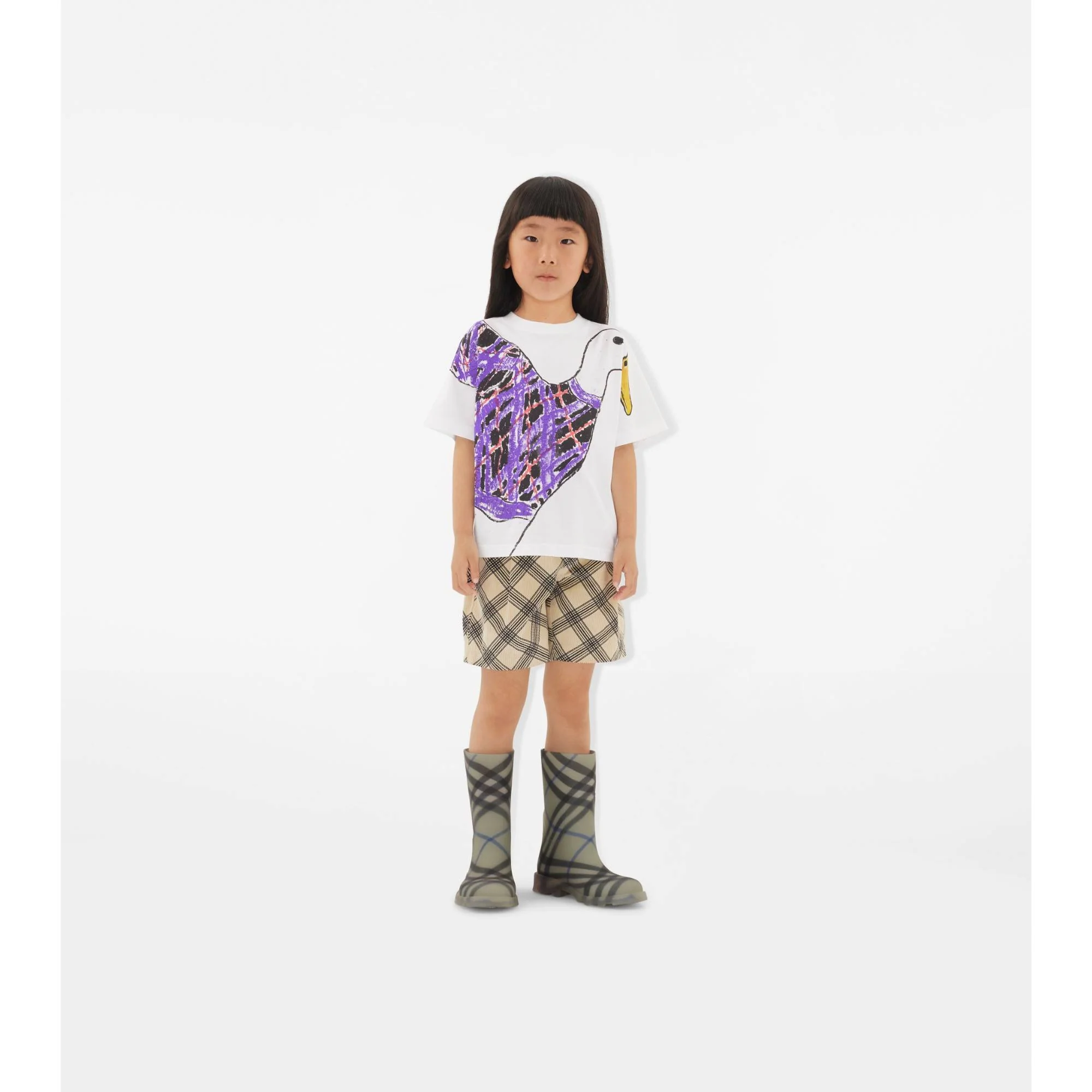 Goose Cotton T-shirt - White - Image 2