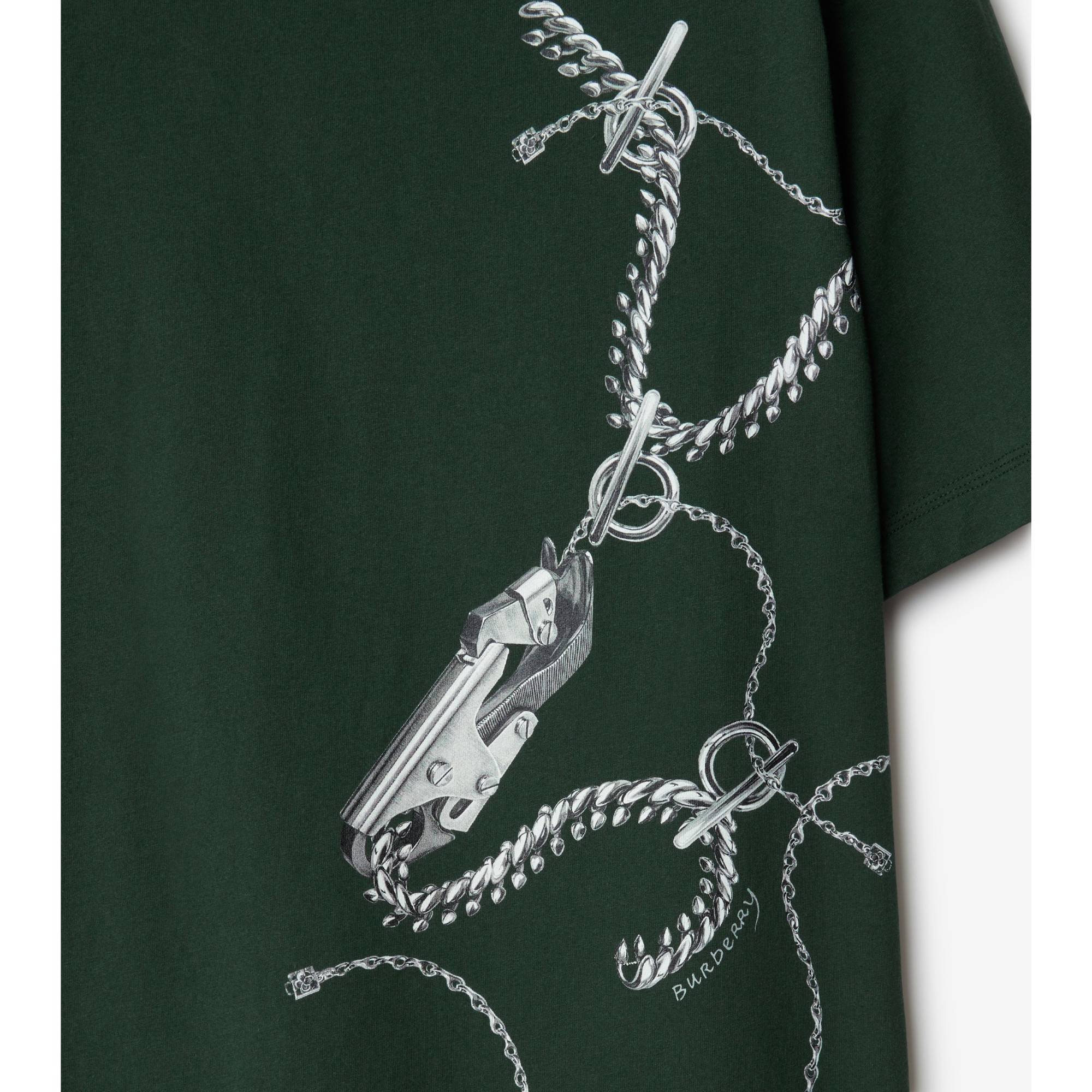 Knight Hardware Cotton T-shirt - Fir IP Pattern - Image 5