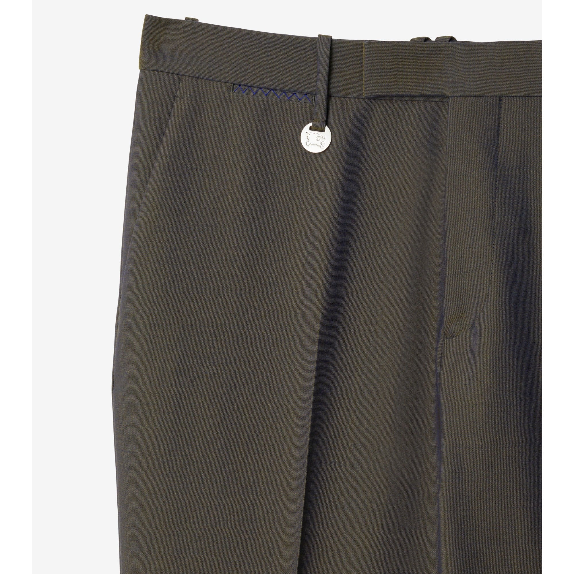 Wool Tailored Trousers - Reef - Image 5
