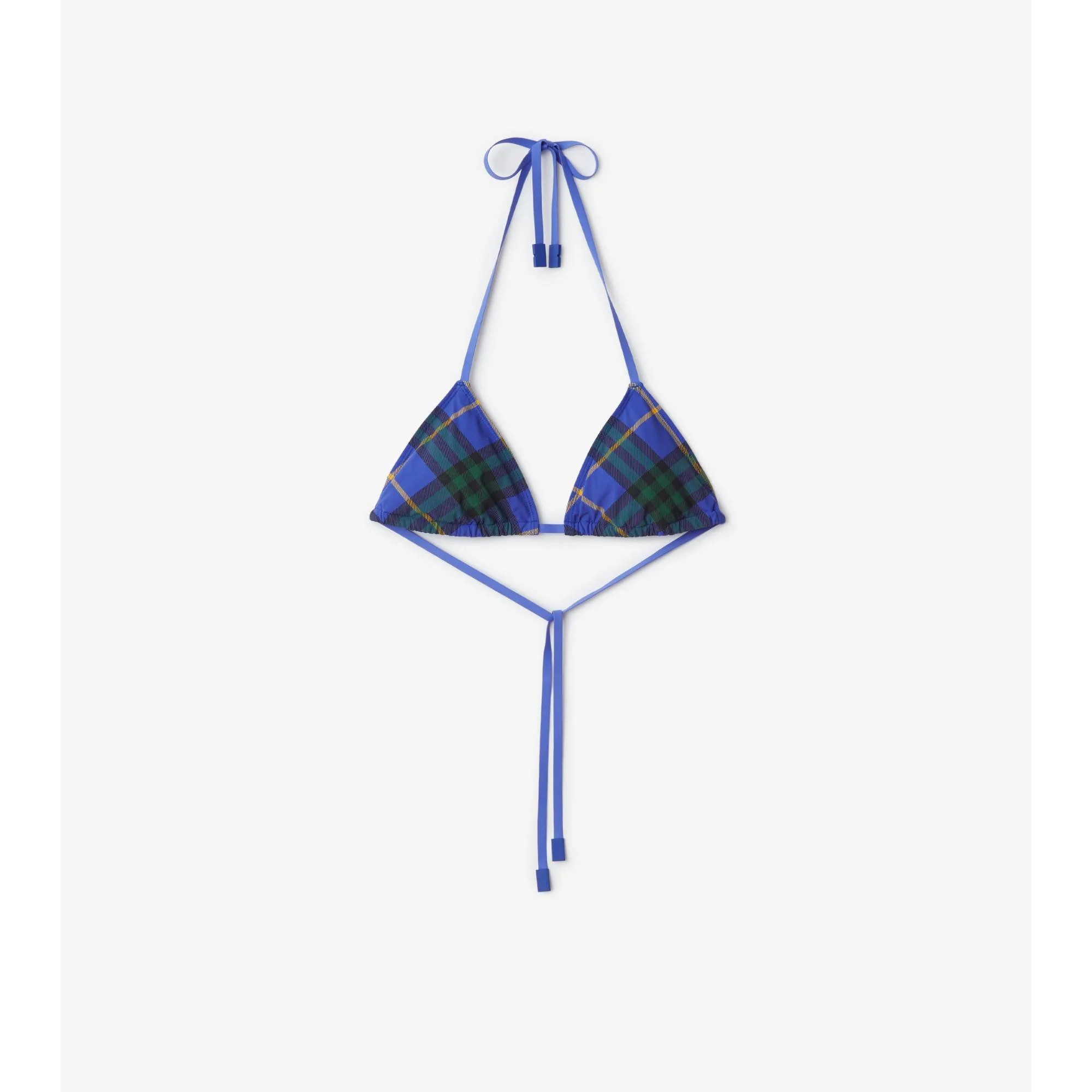 Check Bikini Top - Bright Navy IP Check