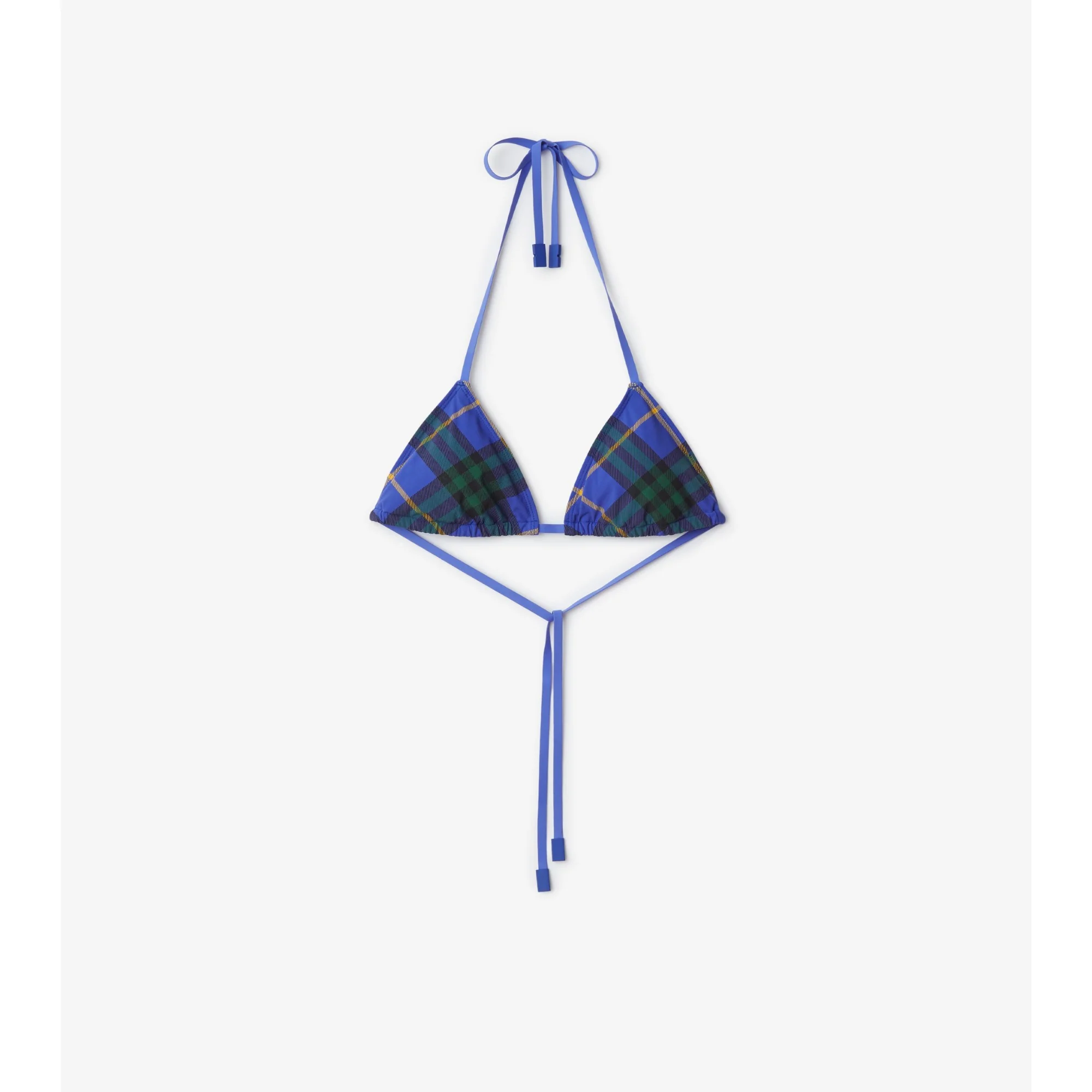 Check Bikini Top - Bright Navy IP Check