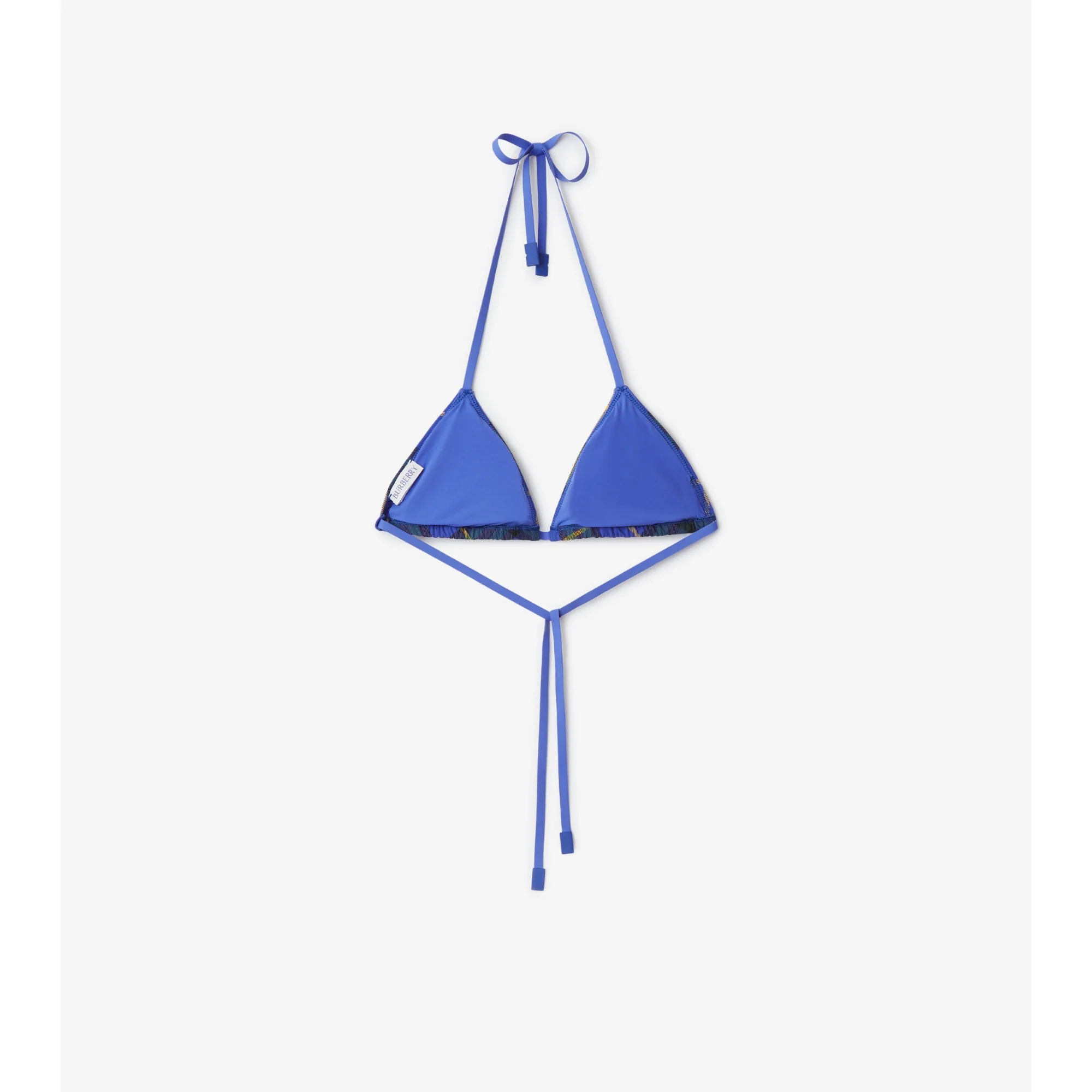 Check Bikini Top - Bright Navy IP Check - Image 5