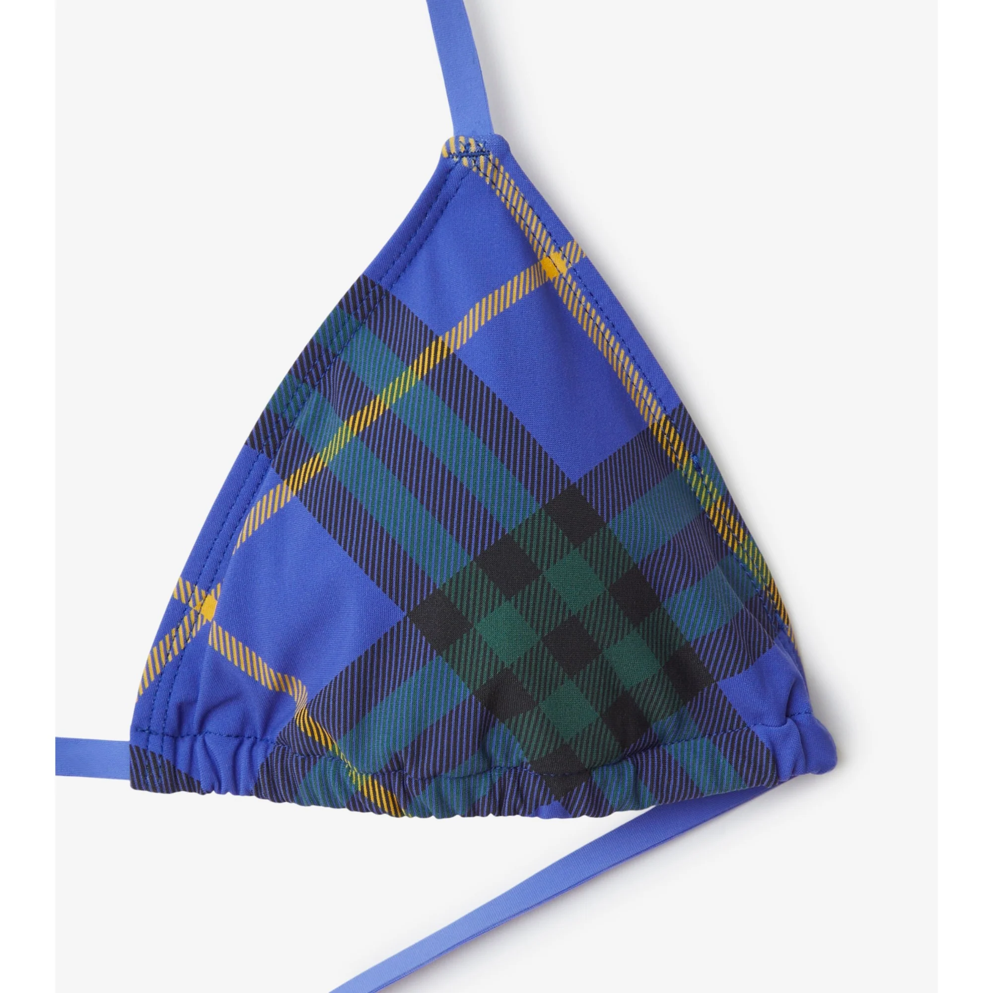 Check Bikini Top - Bright Navy IP Check - Image 6