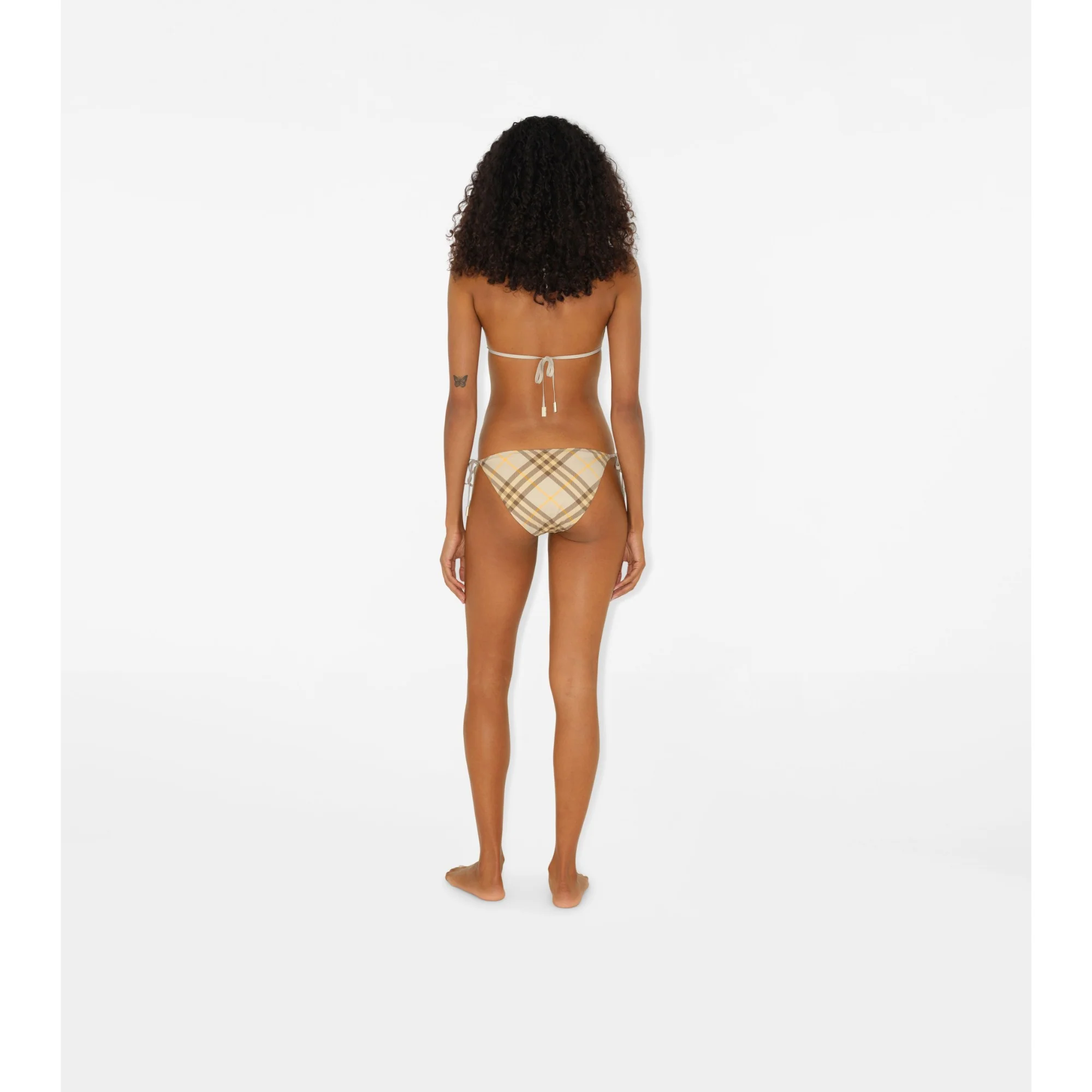 Check Bikini Top - Wheat IP Check - Image 4