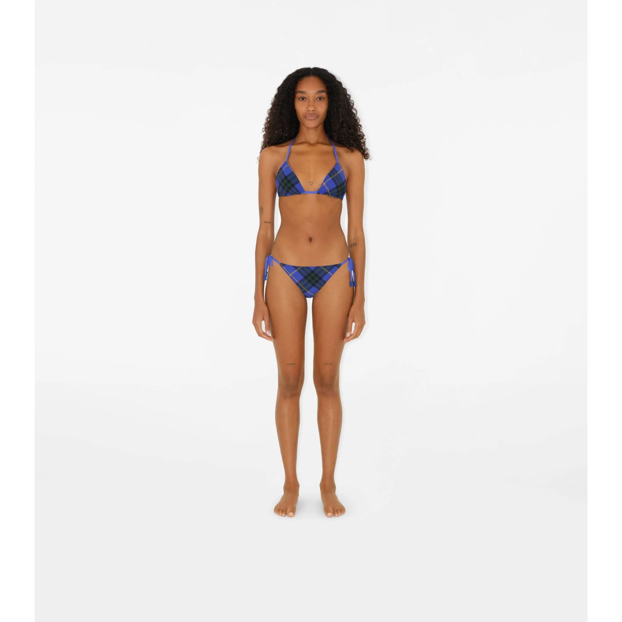 Check Bikini Briefs - Bright Navy IP Check - Image 2