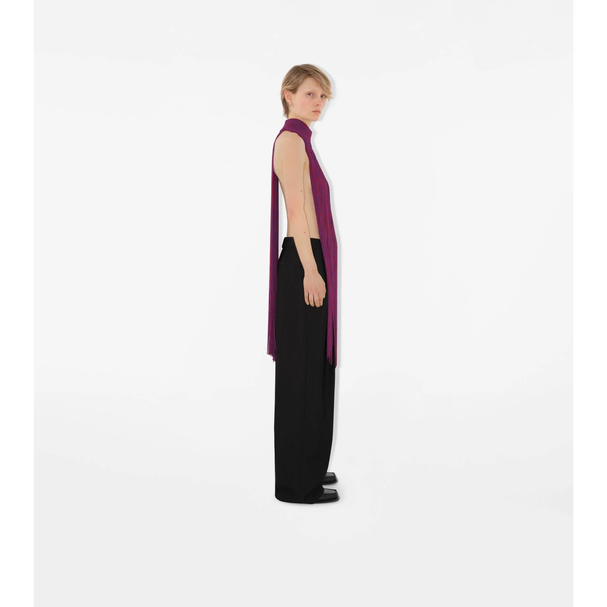 Mouliné Fringed Cape - Knight/Pillar - Image 3
