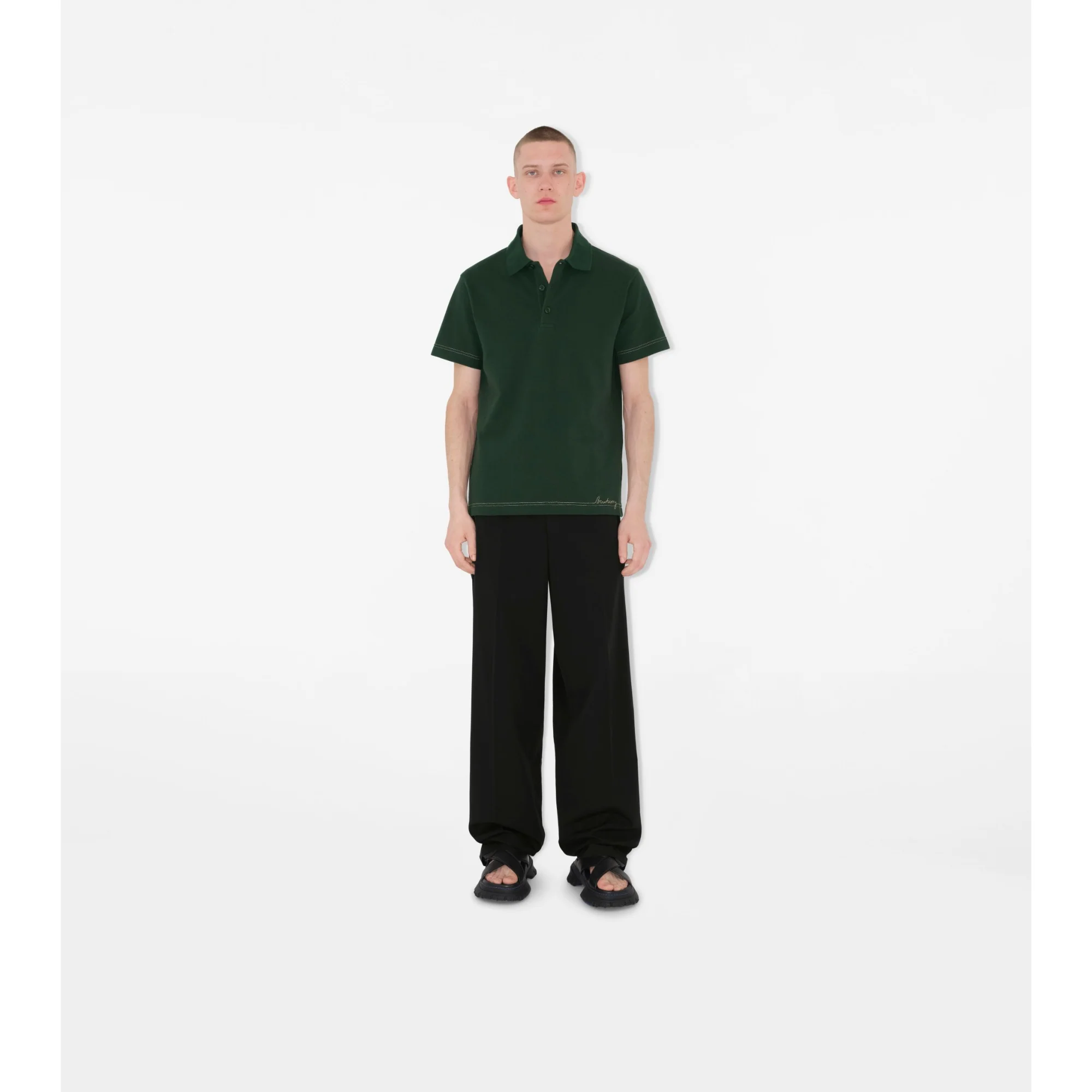 Cotton Polo Shirt - Jungle - Image 2