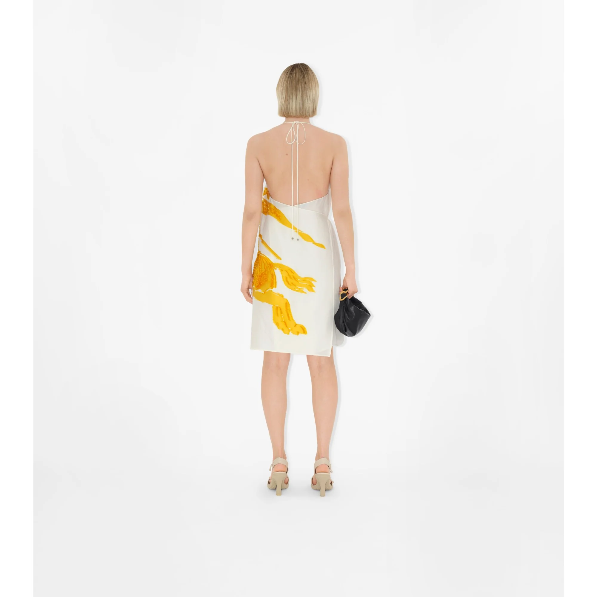 EKD Silk Blend Dress - Sunflower IP Pattern - Image 4