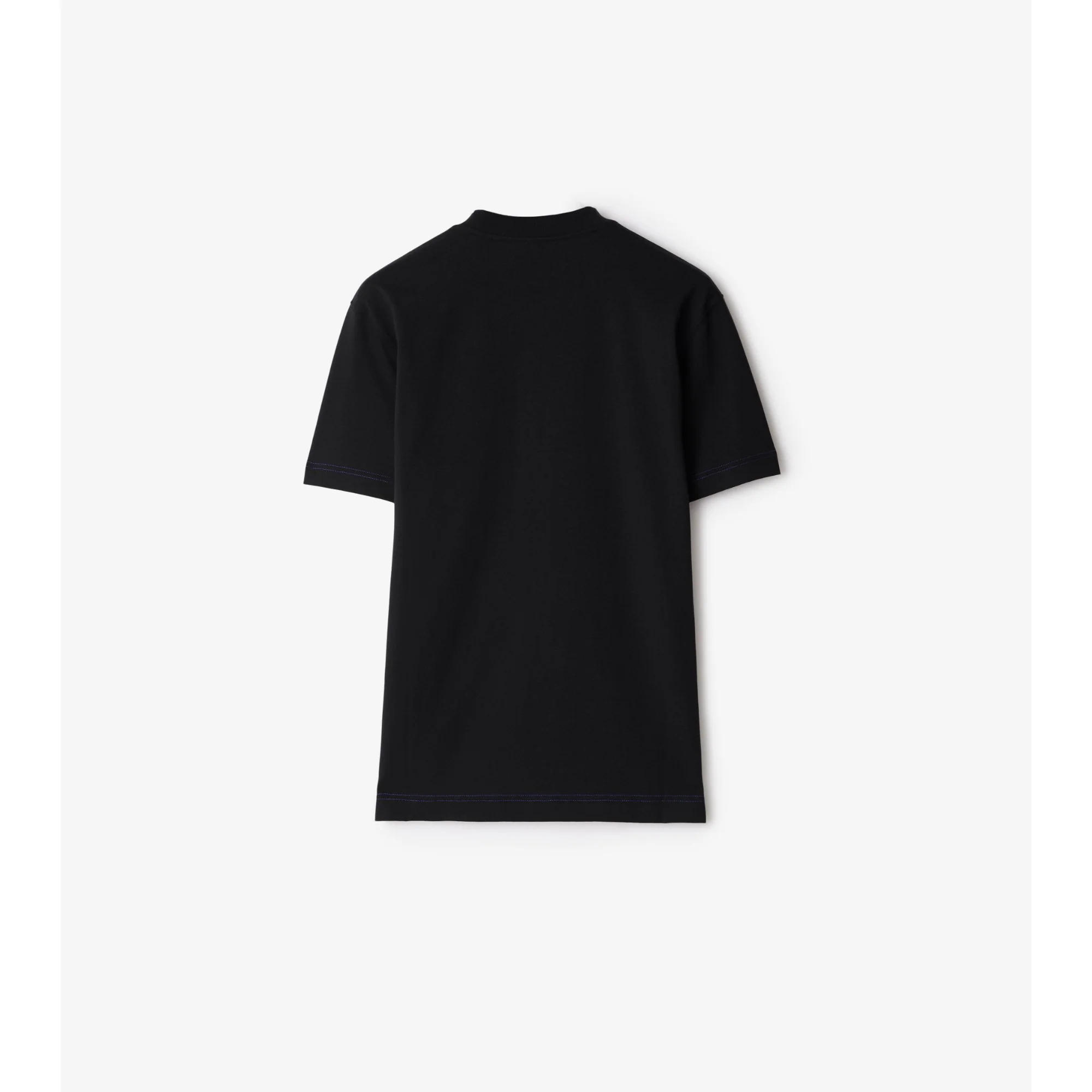 Cotton T-shirt - Black - Image 5