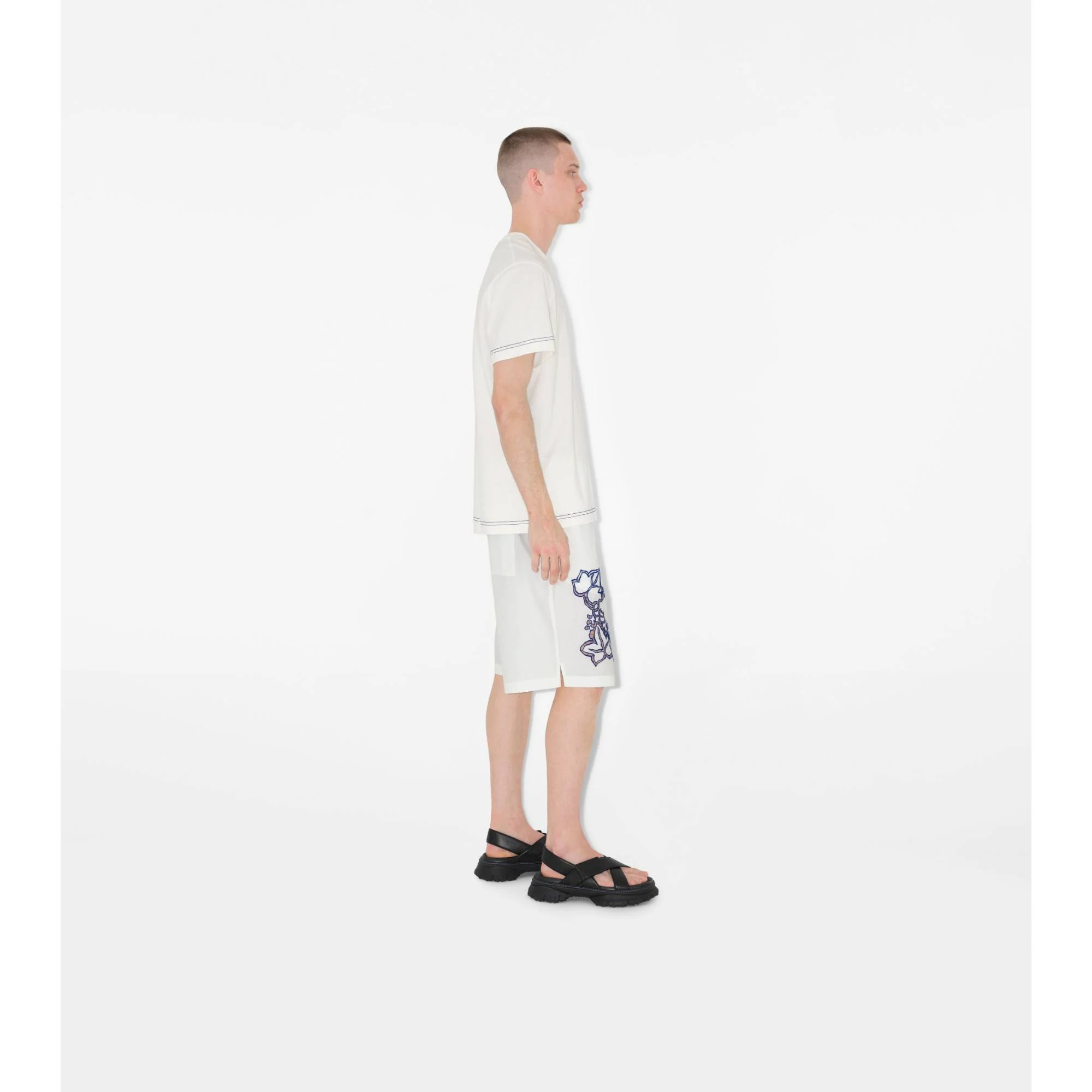 Cotton T-shirt - Salt - Image 3