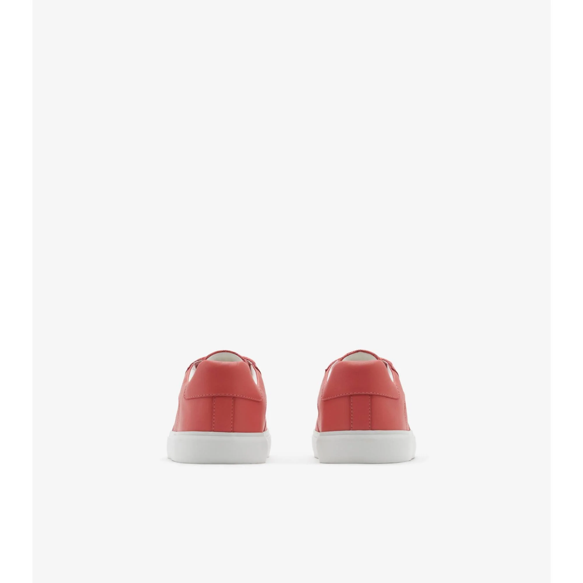 Check Leather Sneakers - Pale Hibiscus - Image 3