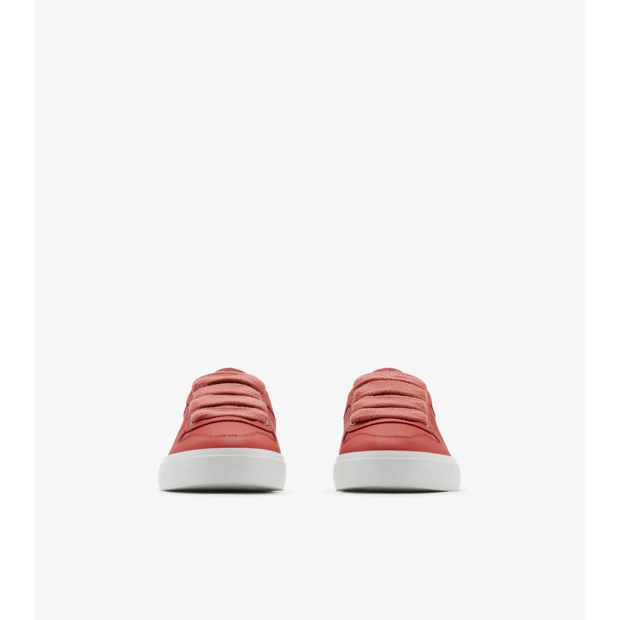 Check Leather Sneakers - Pale Hibiscus - Image 2