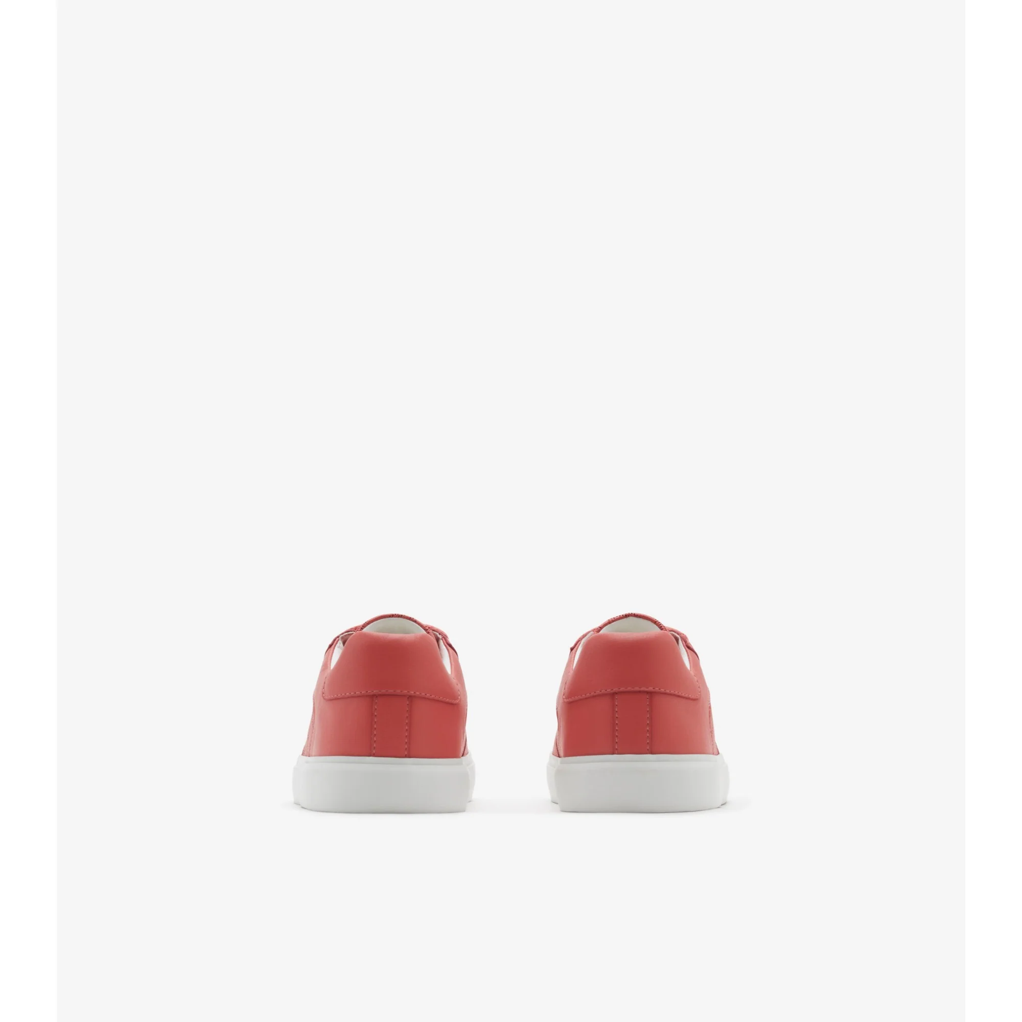 Check Leather Sneakers - Pale Hibiscus - Image 3