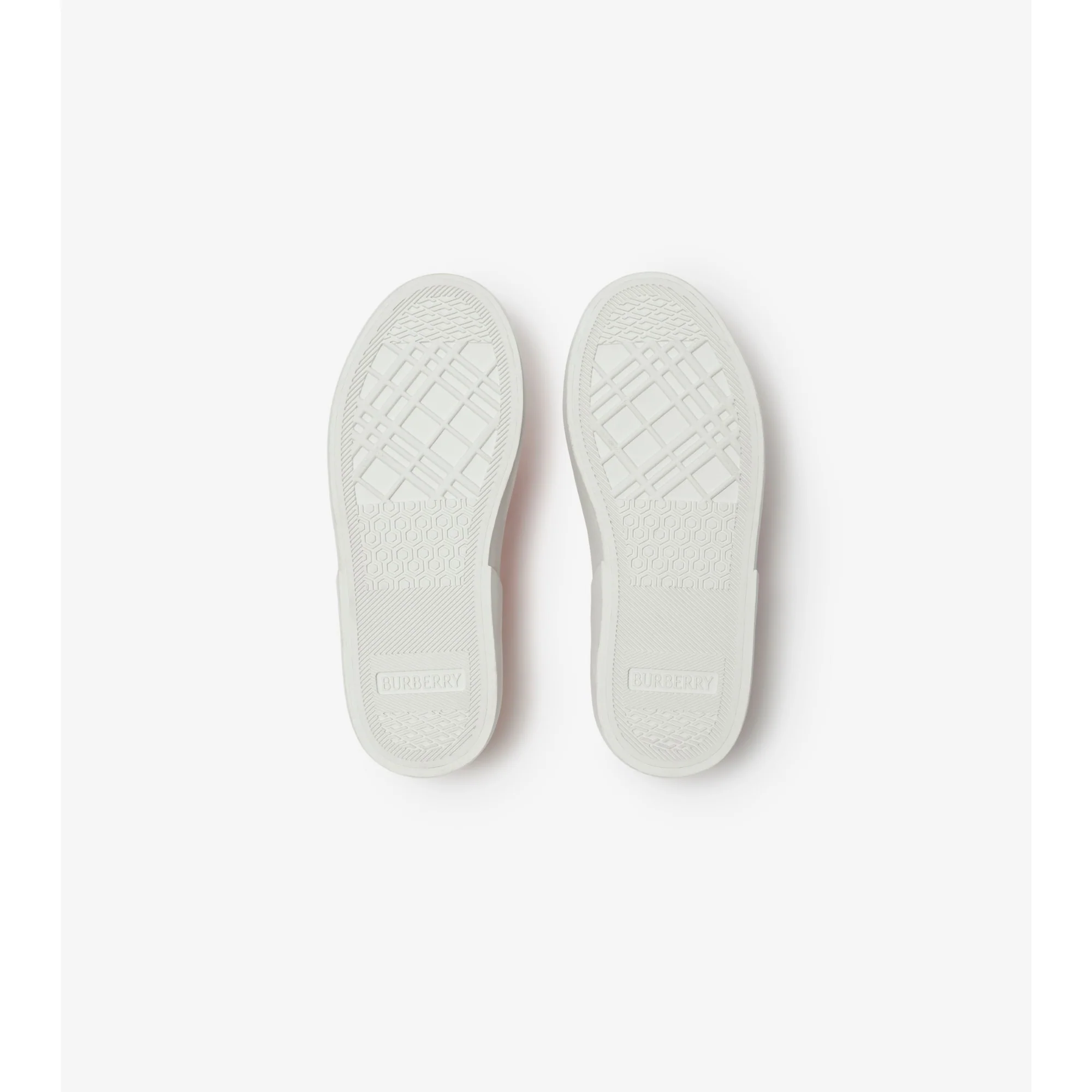 Check Leather Sneakers - Pale Hibiscus - Image 5