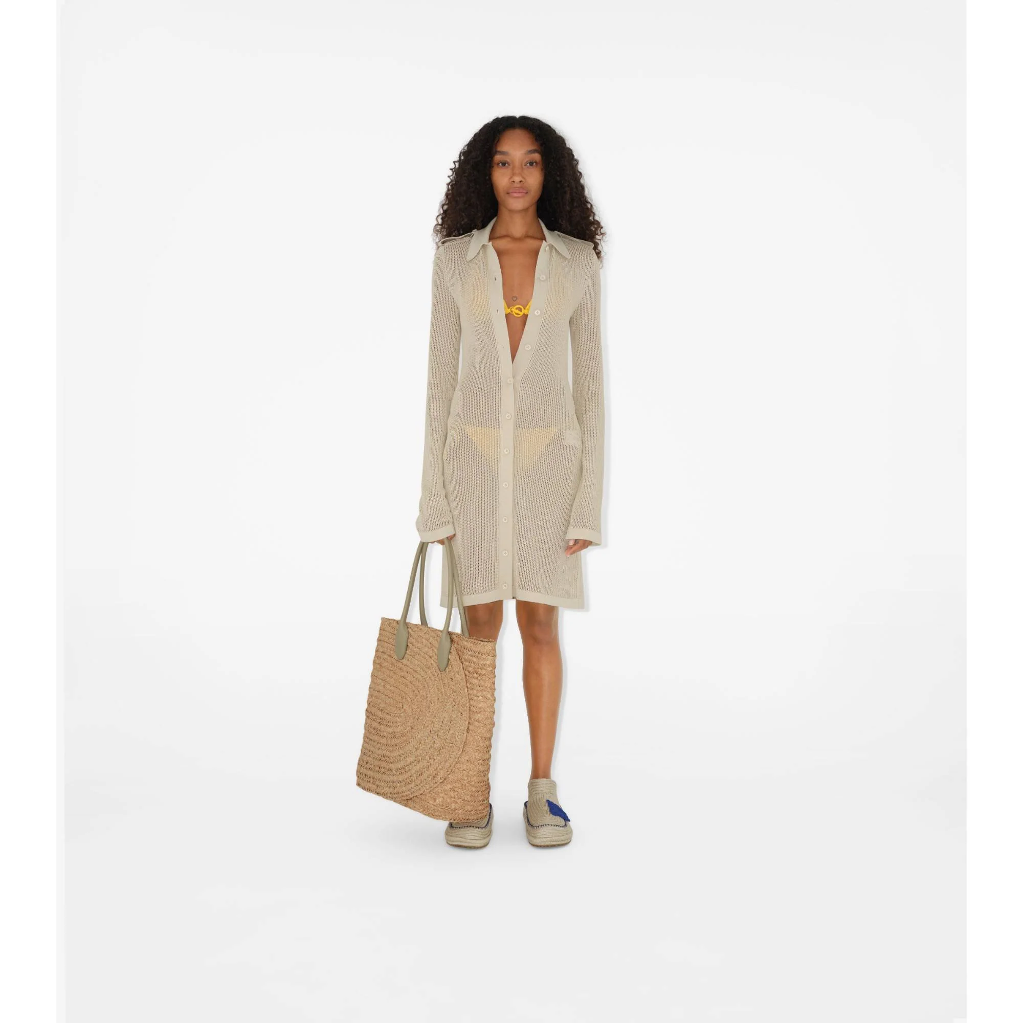 Raffia Tote - Natural - Image 2