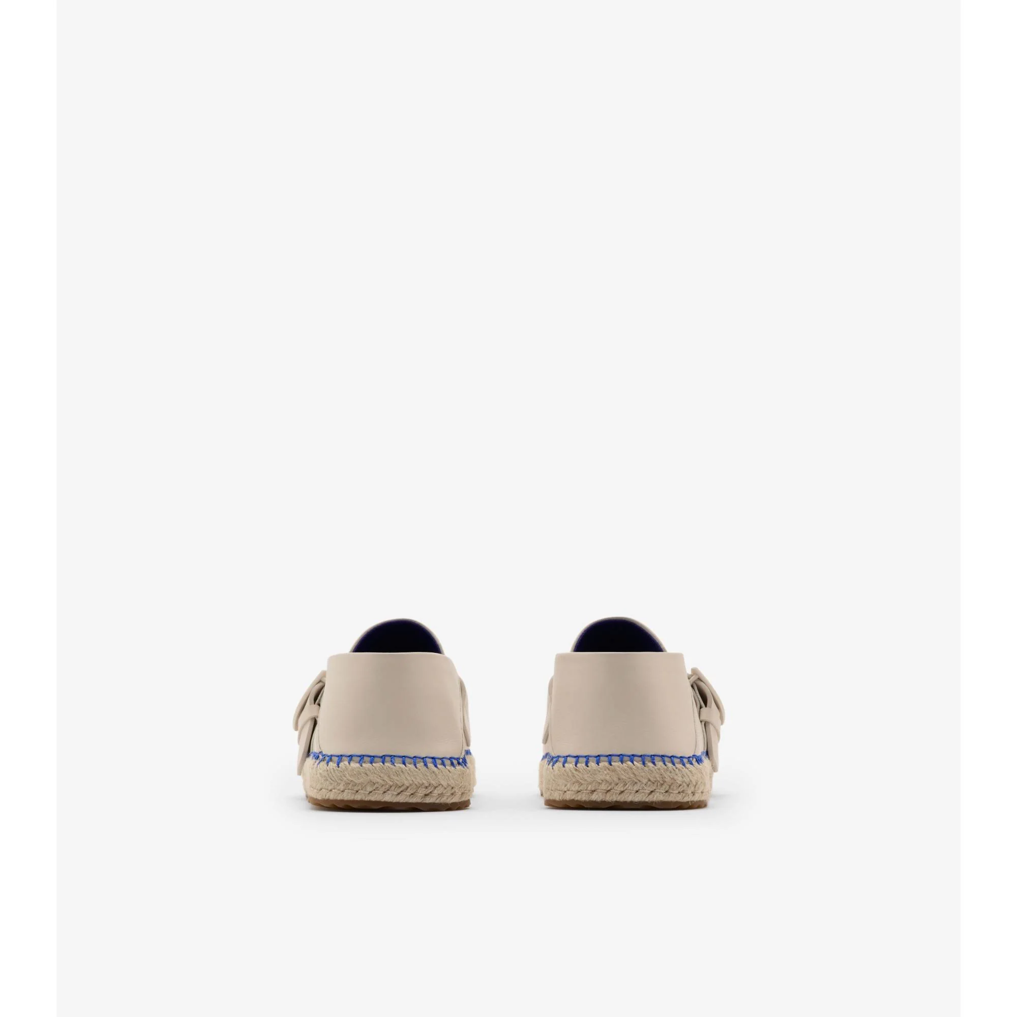 Leather Deck Espadrilles - Soap - Image 4